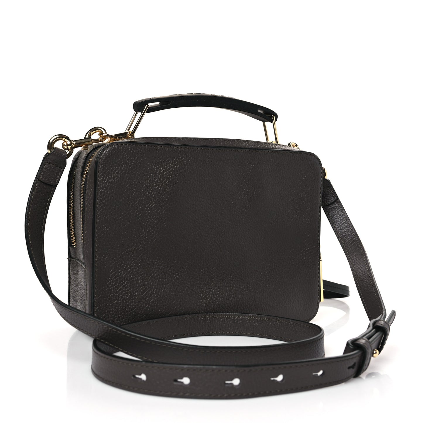Calfskin The Box 20 Crossbody Grey