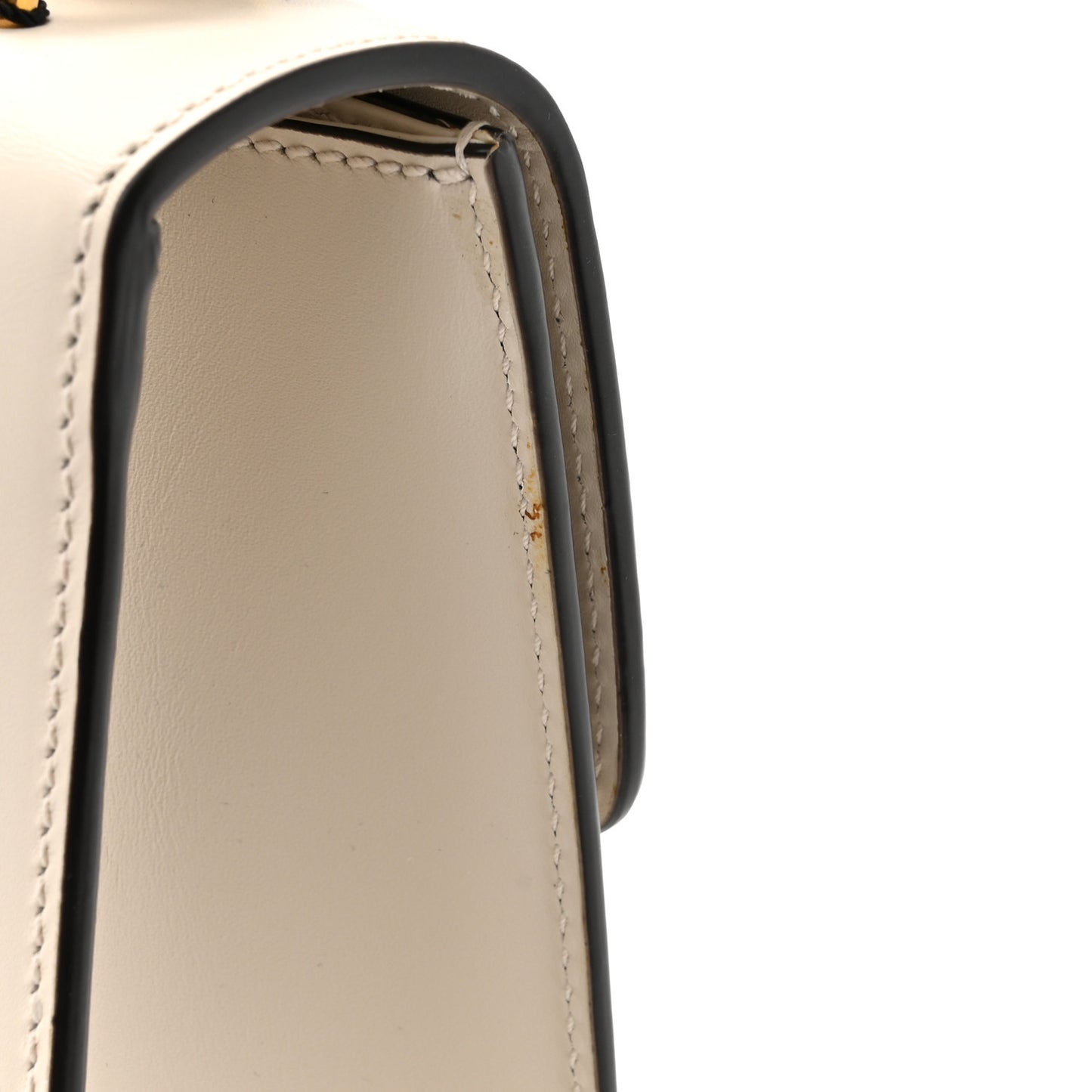 Calfskin Small Sylvie Shoulder Bag Off White