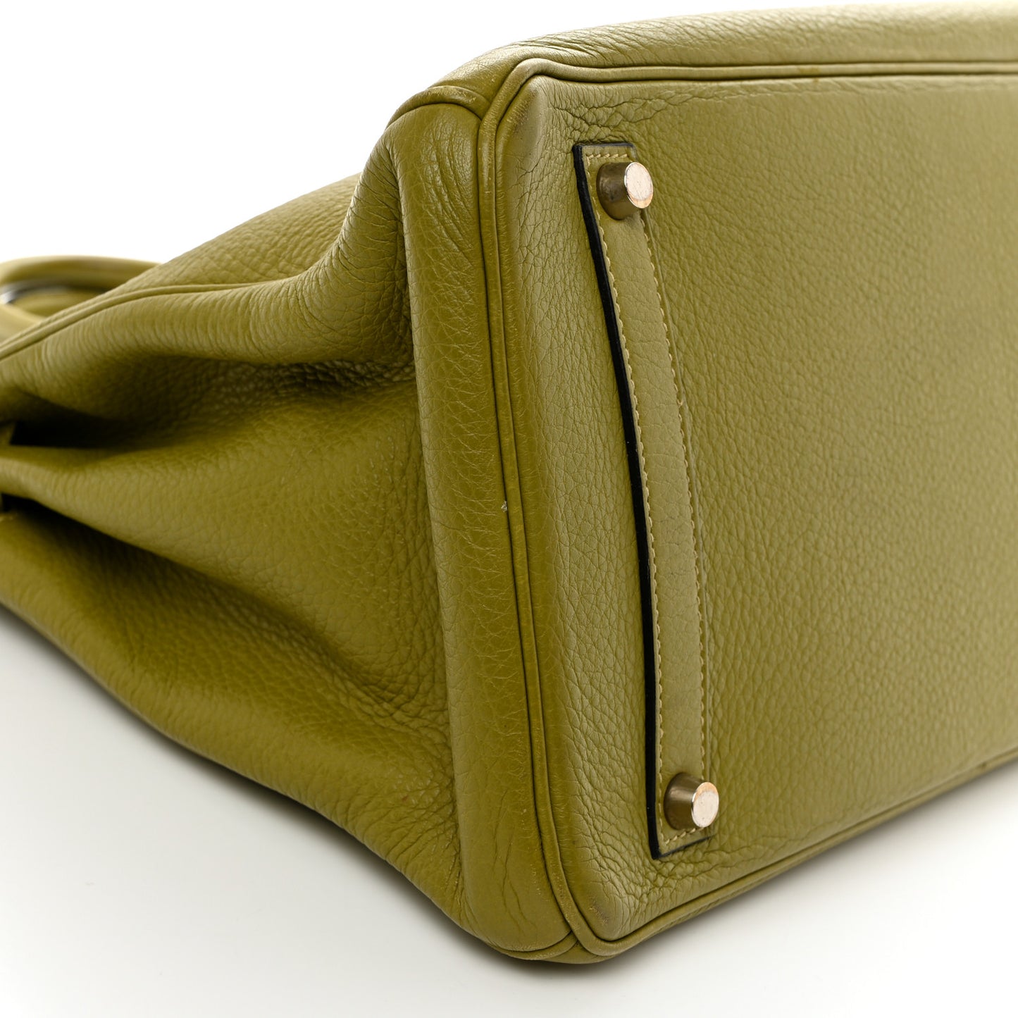 Taurillon Clemence Birkin 35 Vert Chartreuse