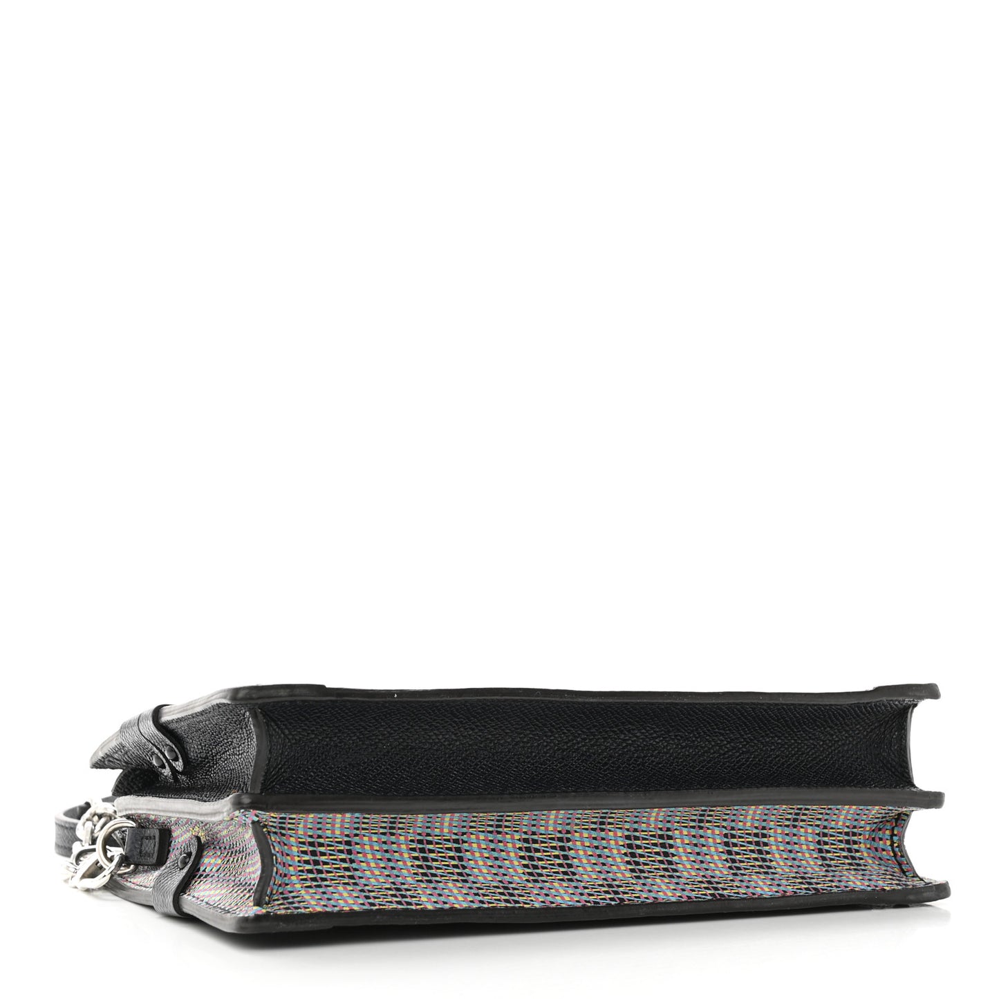 Calfskin Monogram LV Pop Trunk Clutch Blue