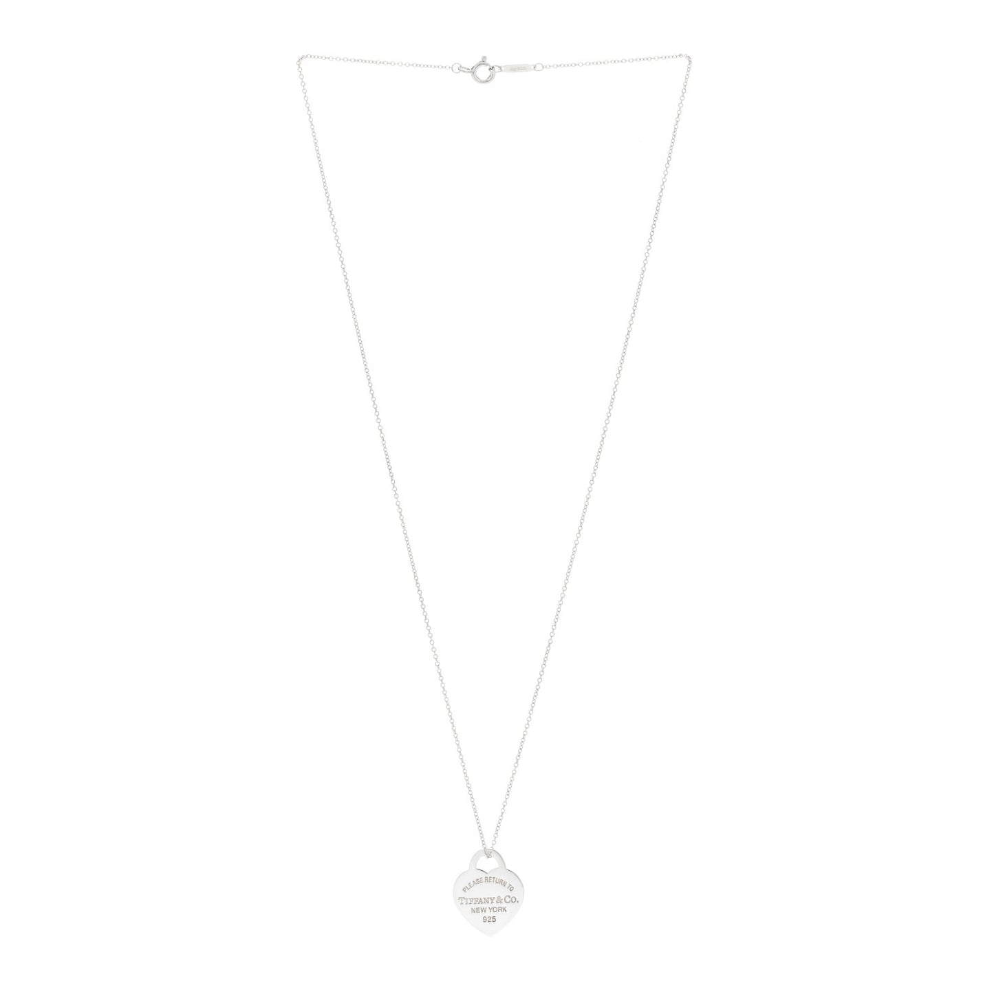 Sterling Silver Small Return to Tiffany Heart Pendant Necklace