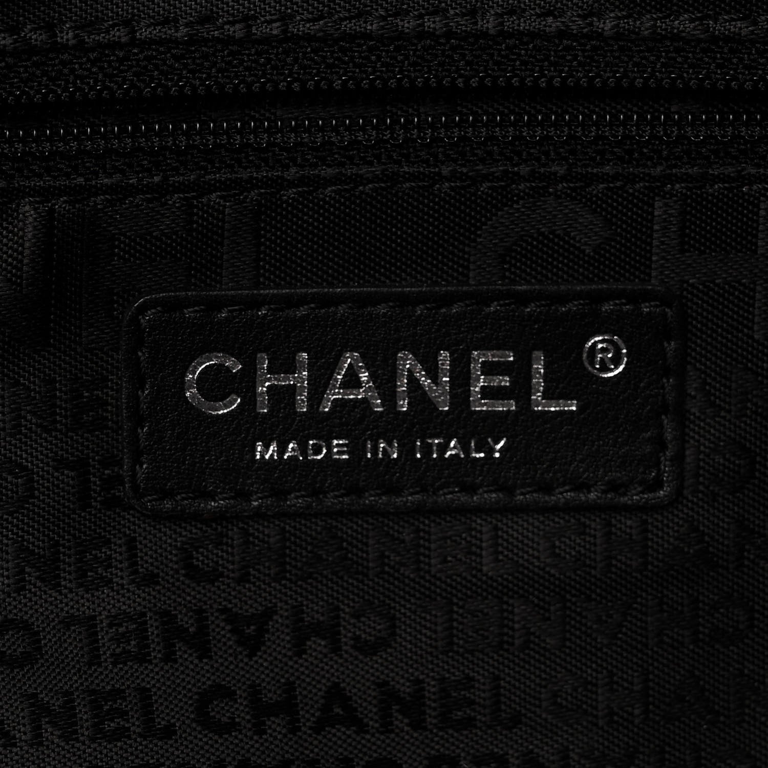 Chanel Aged Calfskin Vintage Ligne XL Lady Braid Tote Black 5 of 11