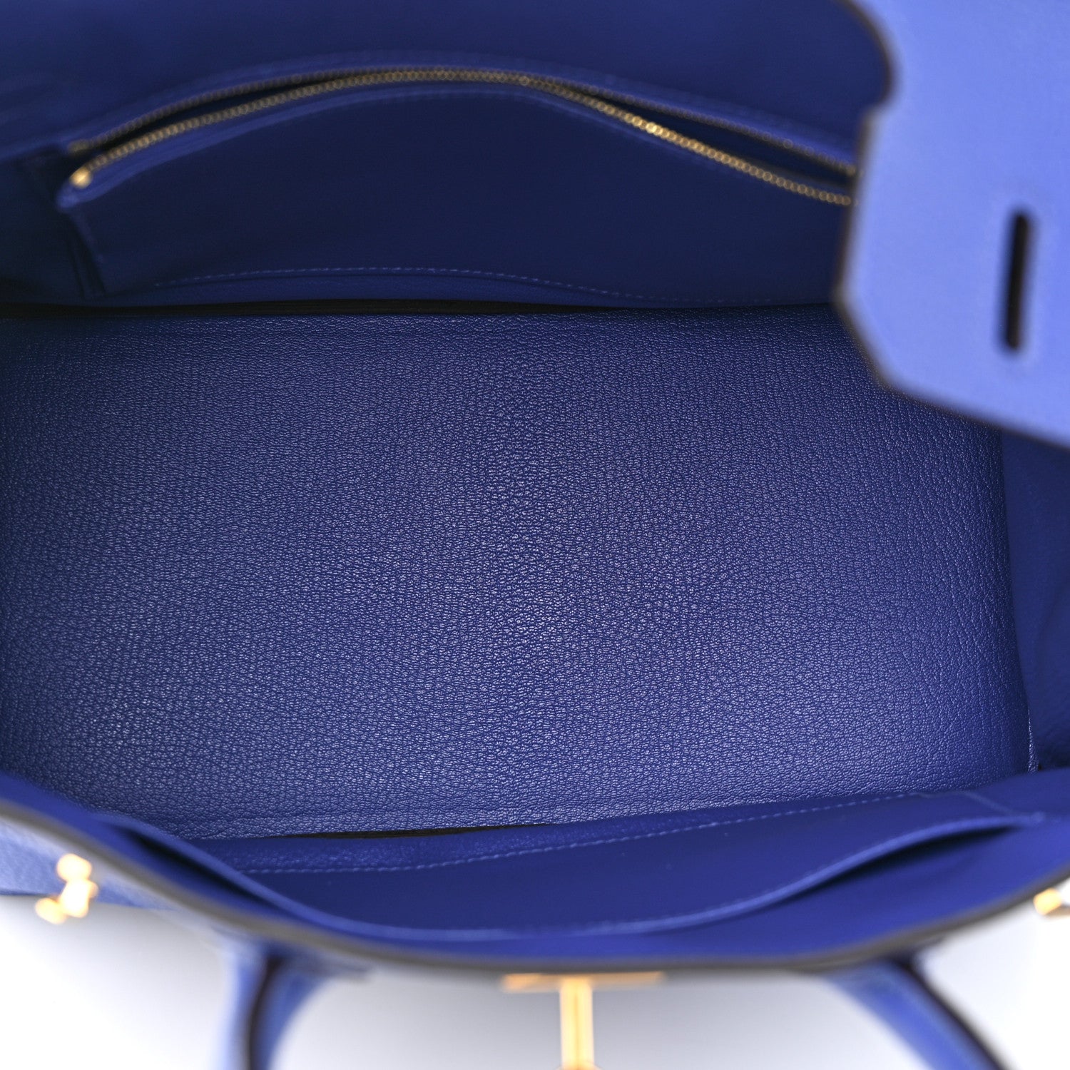 Hermes Togo BIRKIN 30 Bleu Electrique 5 of 10