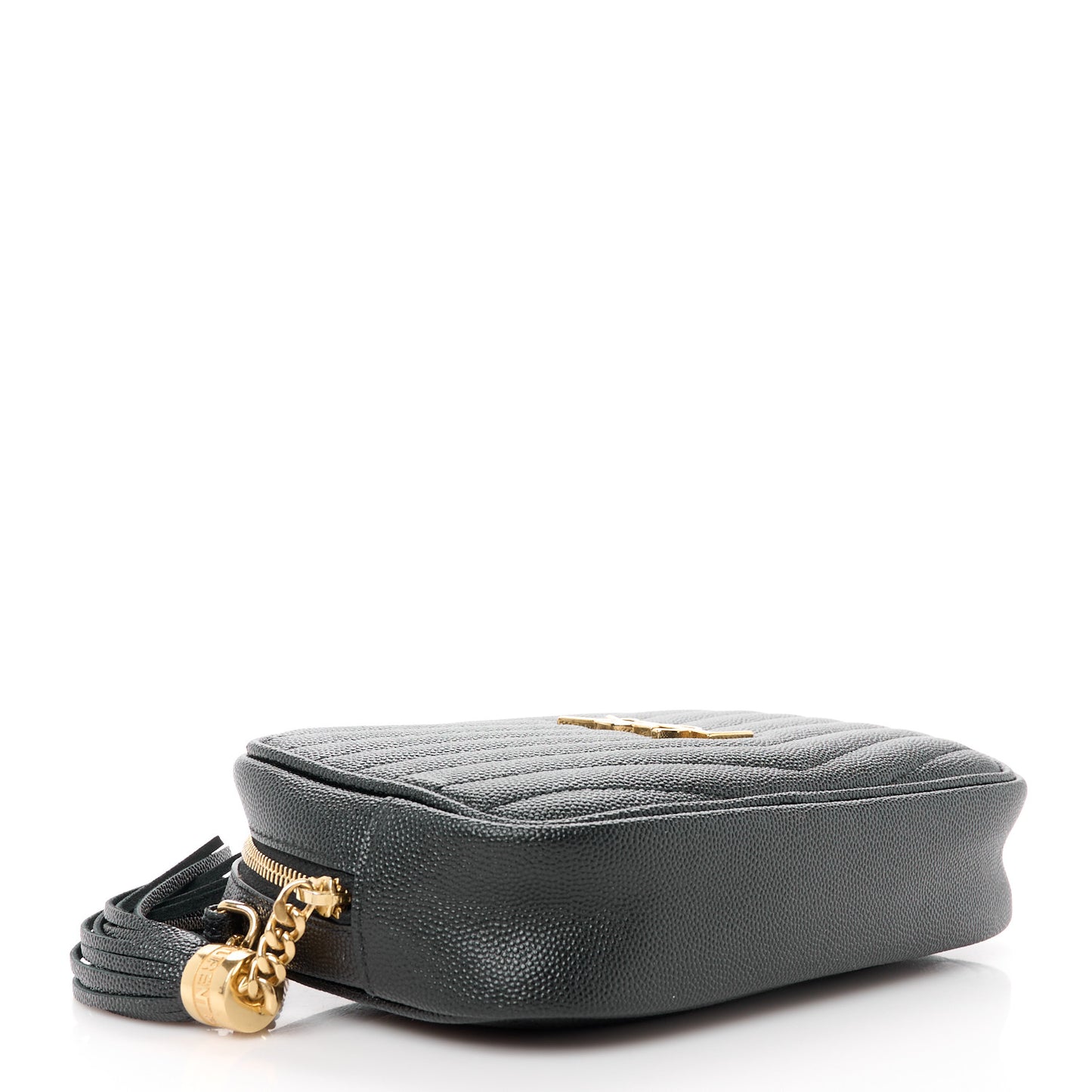 Grain De Poudre Matelasse Monogram Mini Lou Camera Bag Black