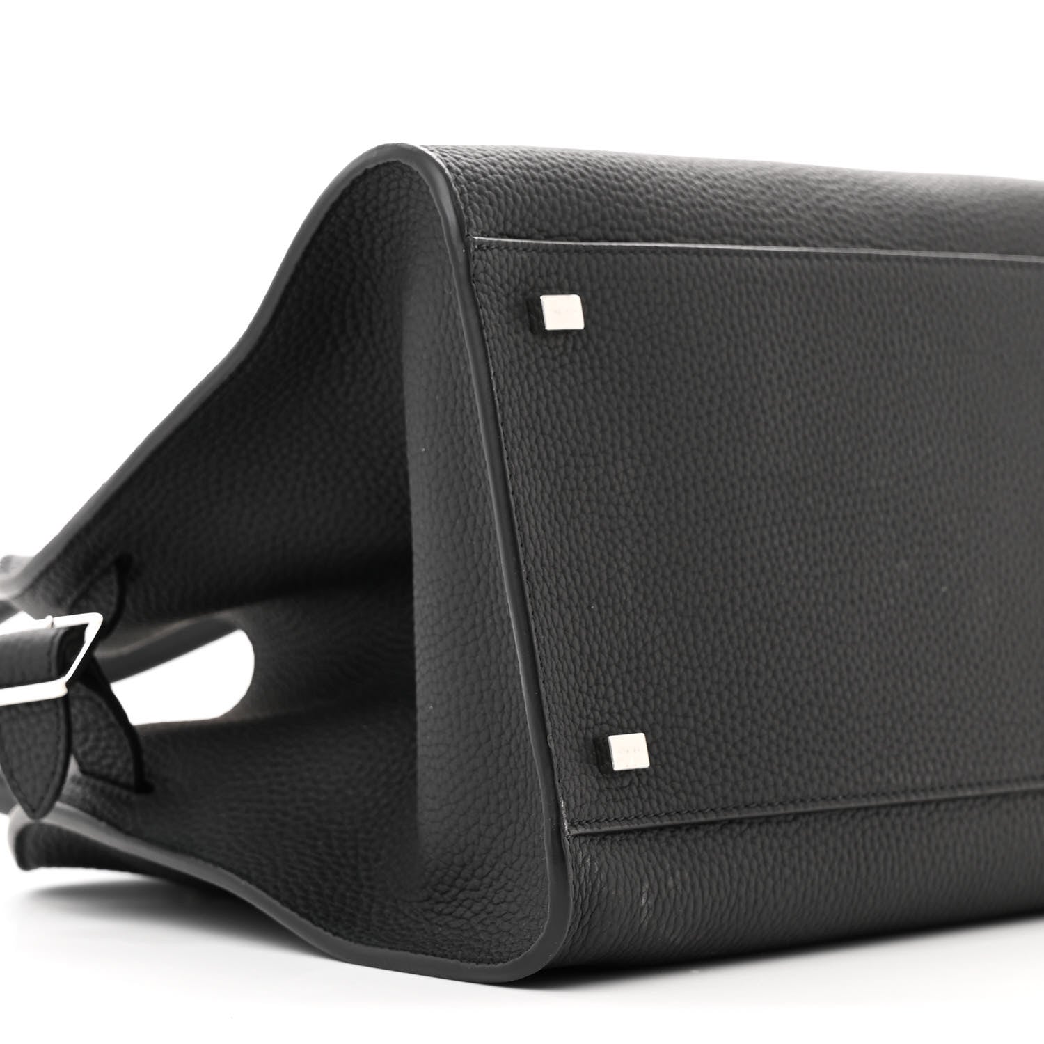 The Row Matte Grained Calfskin Soft Margaux 12 Black 8 of 9