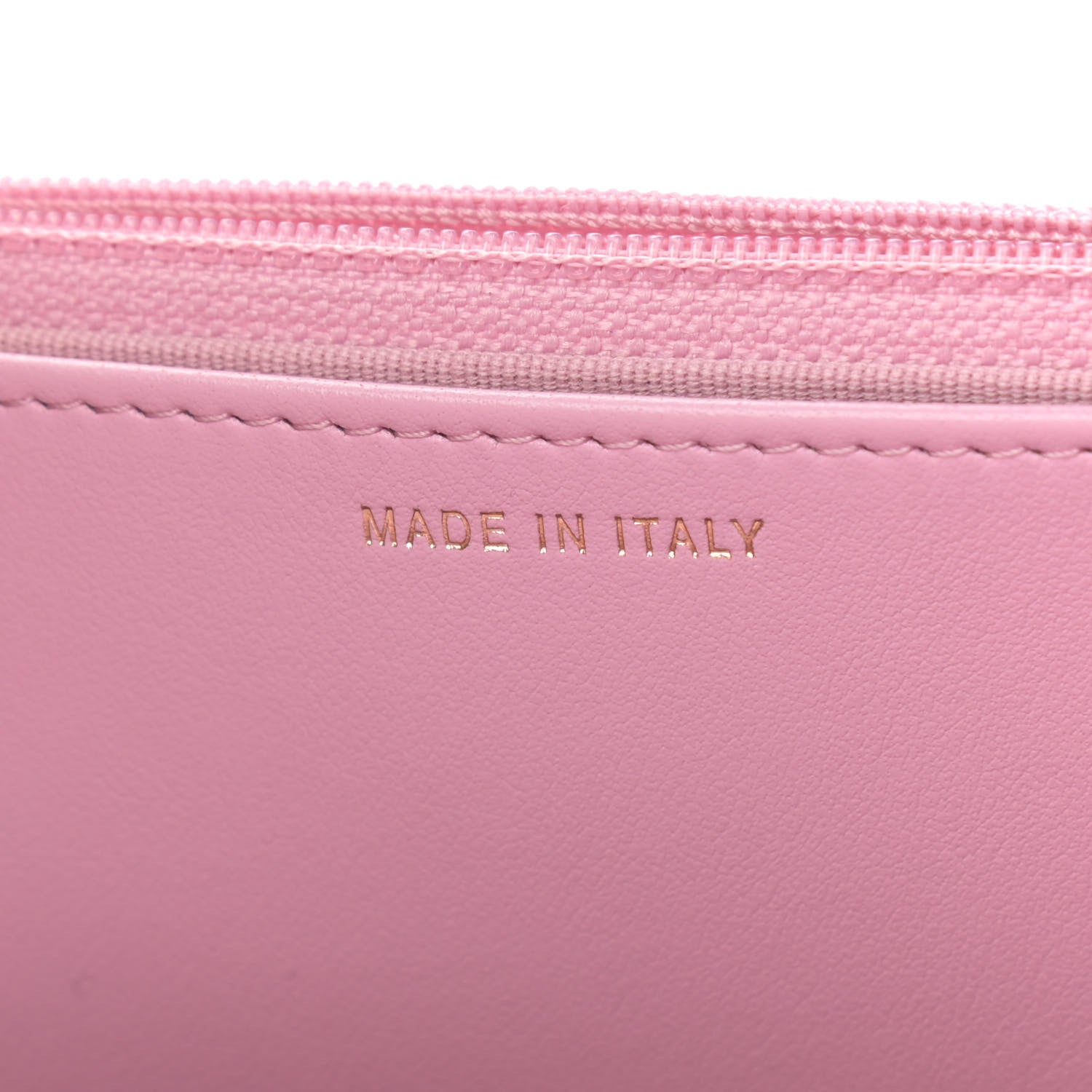 Chanel Shiny Caviar Quilted Pick Me Up Wallet On Chain WOC Pink 7 of 12