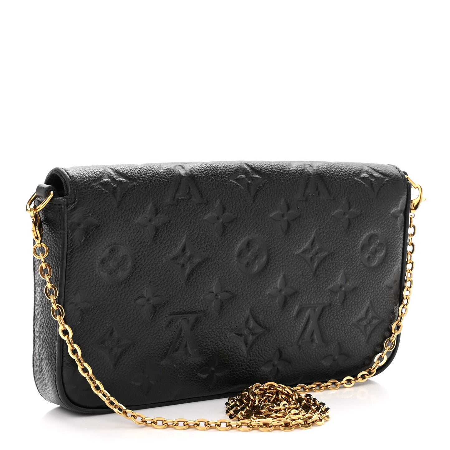 Empreinte Pochette Felicie Chain Wallet Black