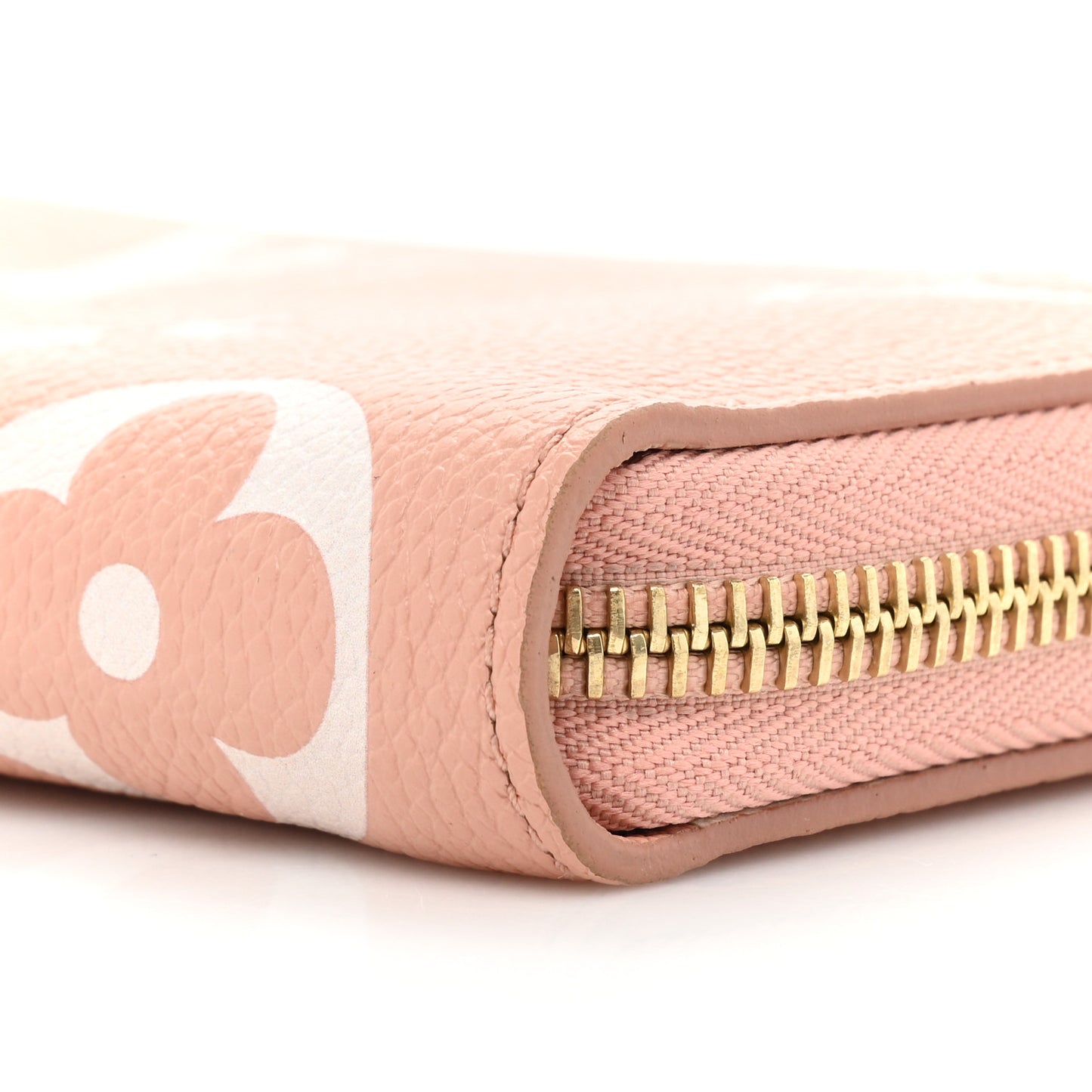 Empreinte Monogram Giant Zippy Wallet Rose Trianon Creme