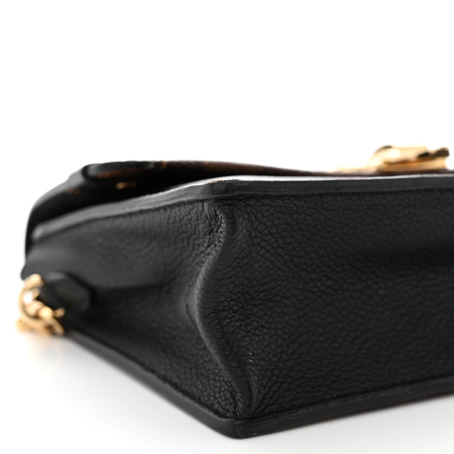 Damier Ebene Vavin Chain Wallet Black