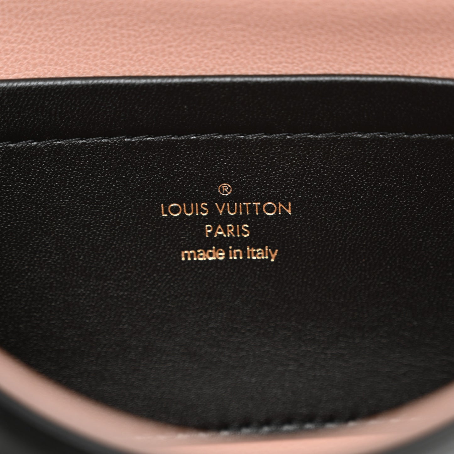 Lambskin Embossed Monogram Pochette Coussin Black