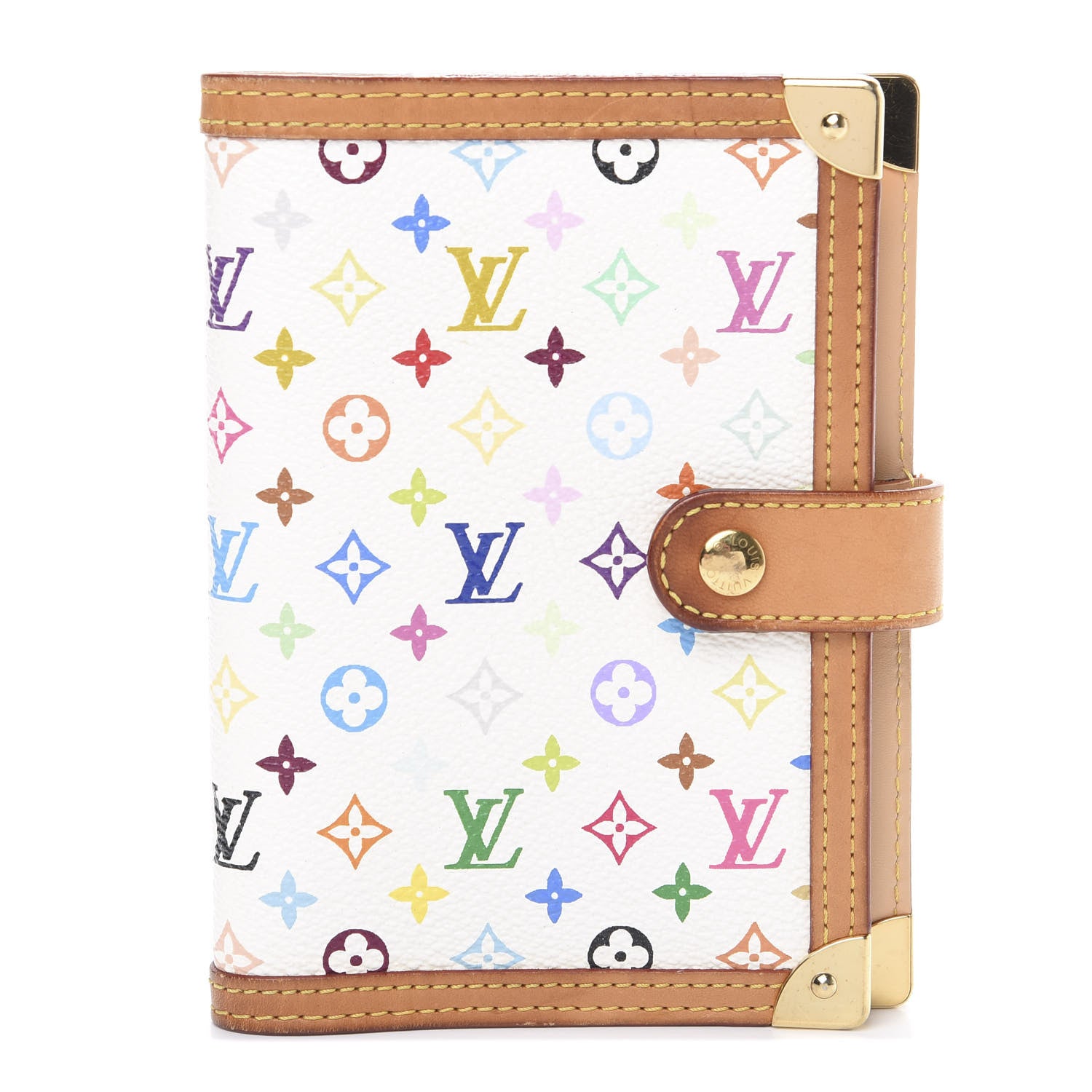 Louis Vuitton Multicolor Small Ring Agenda Cover White 1 of 6