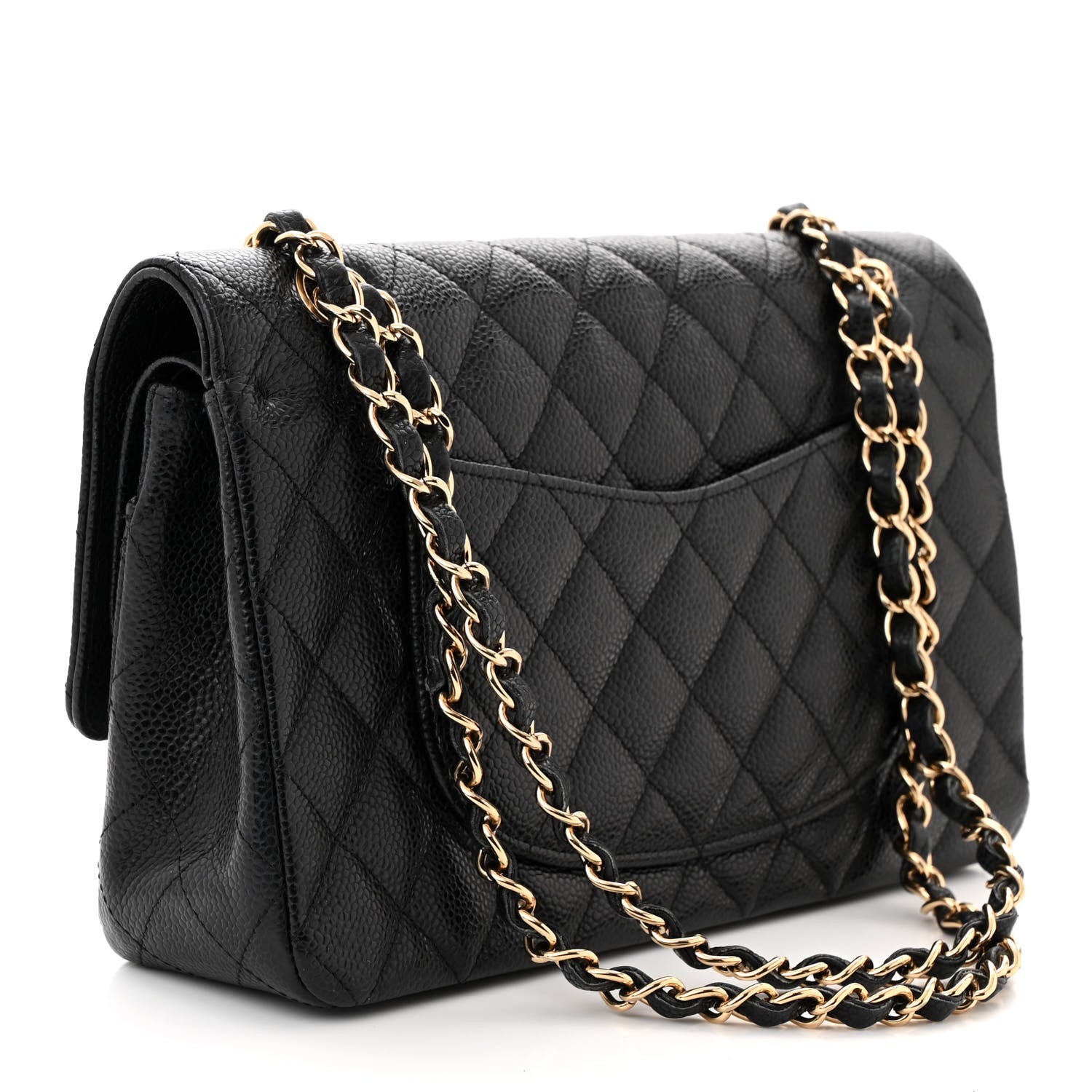 Chanel Caviar Quilted Medium Double Flap Black 3 of 11