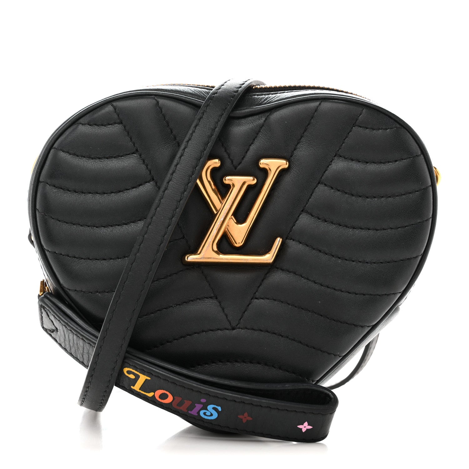 Louis Vuitton Calfskin New Wave Heart Bag Black 1875909 – FASHIONPHILE