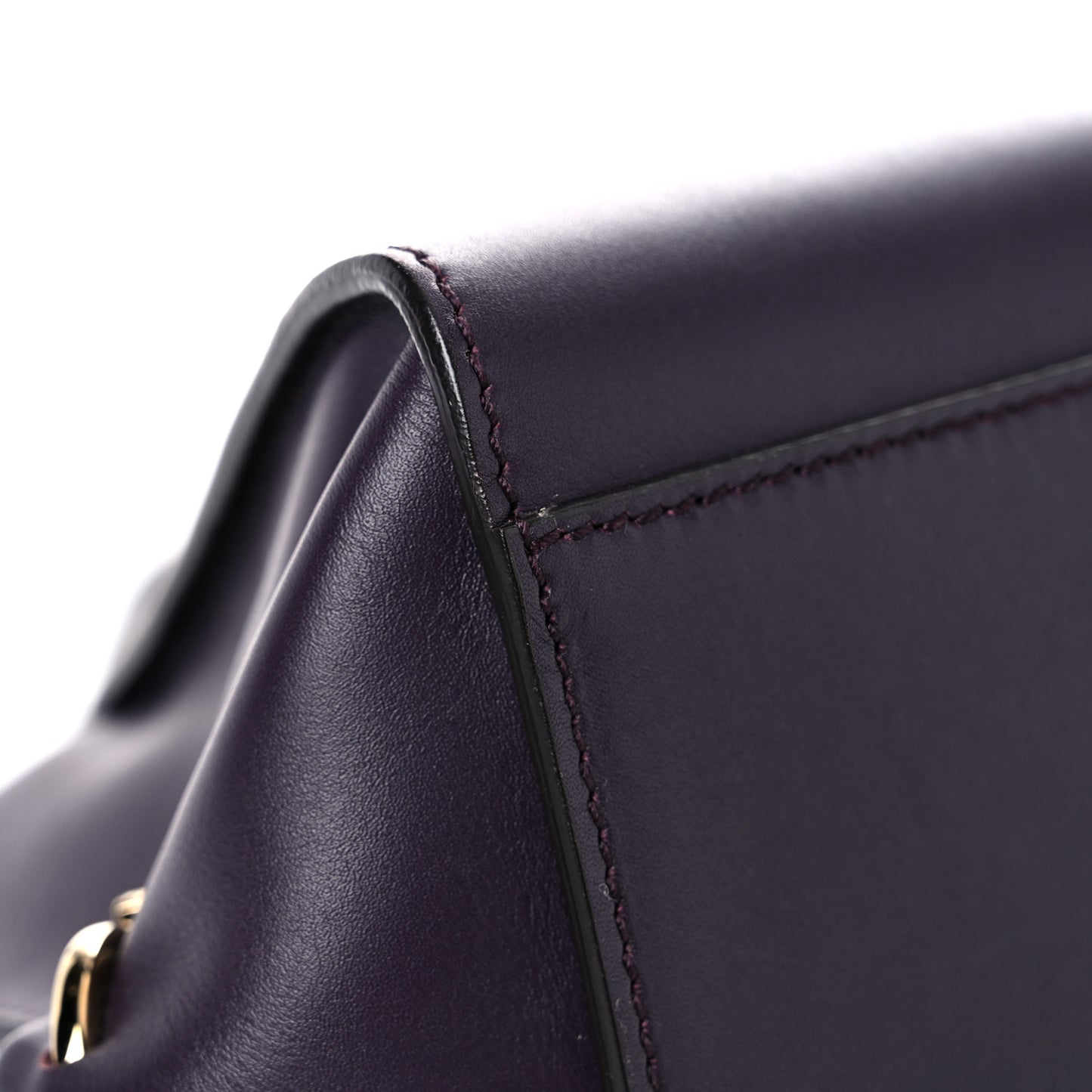 Calfskin Sofia Shoulder Bag Purple