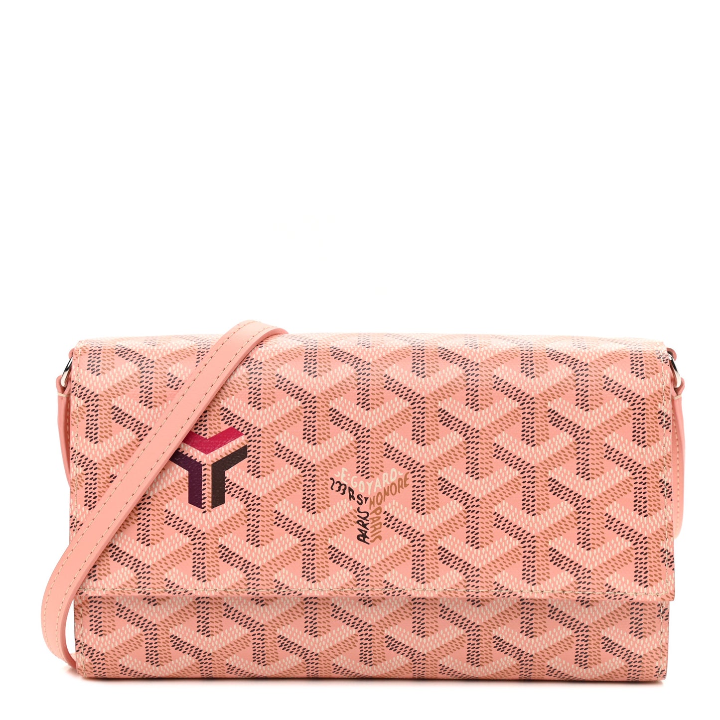 Goyardine Varenne Continental Wallet Pink