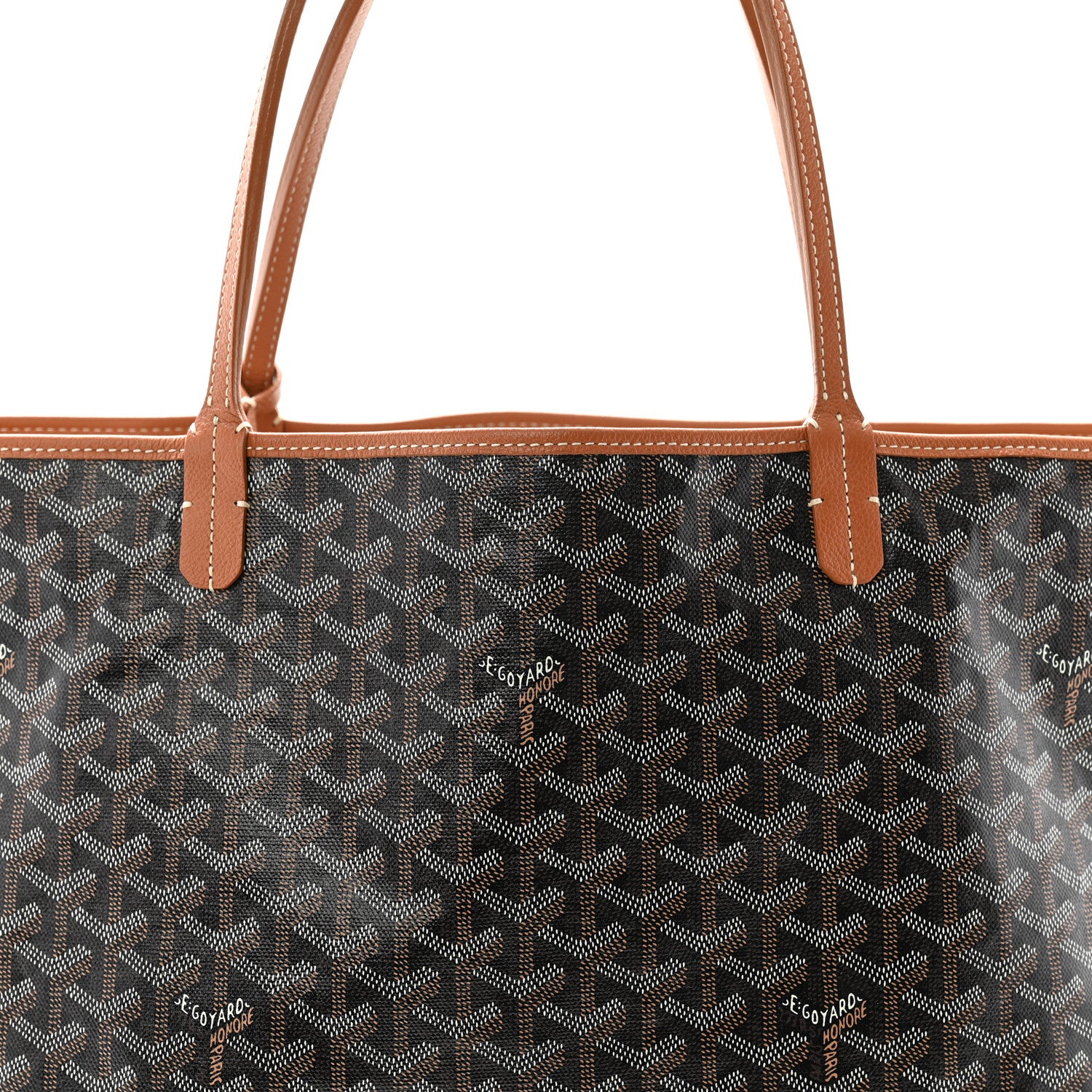 Goyard Goyardine Saint Louis GM Black Gold 9 of 12