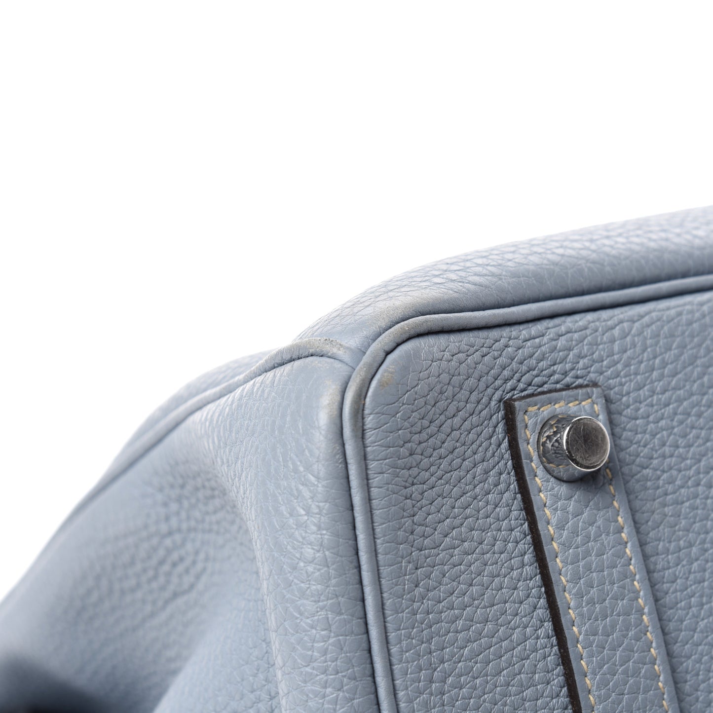 Togo Birkin 35 Bleu Lin