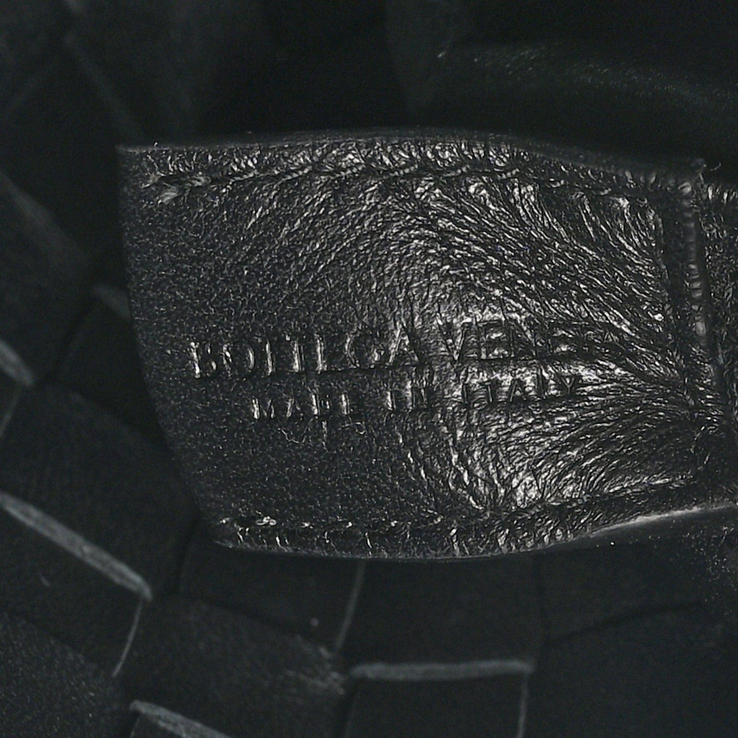 Nappa Intrecciato Small Loop Camera Bag Black