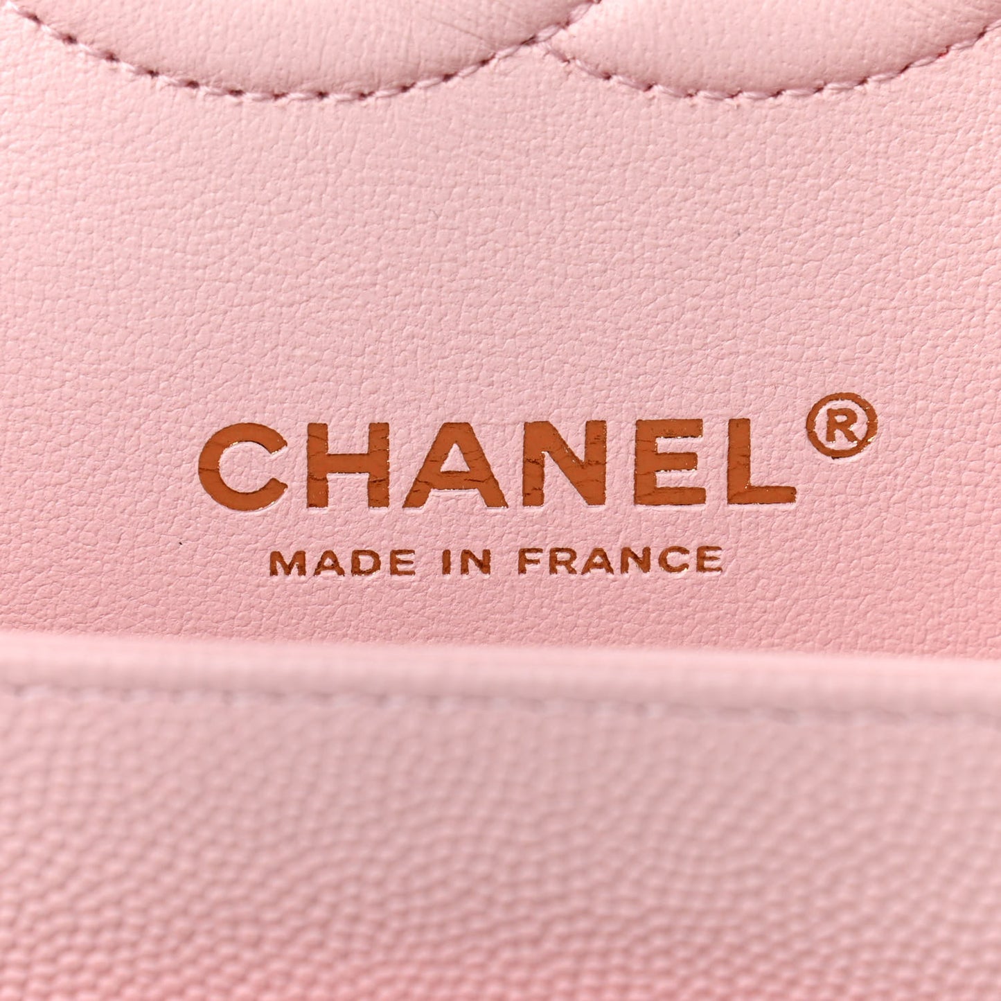 Caviar Quilted Medium Double Flap Light Pink