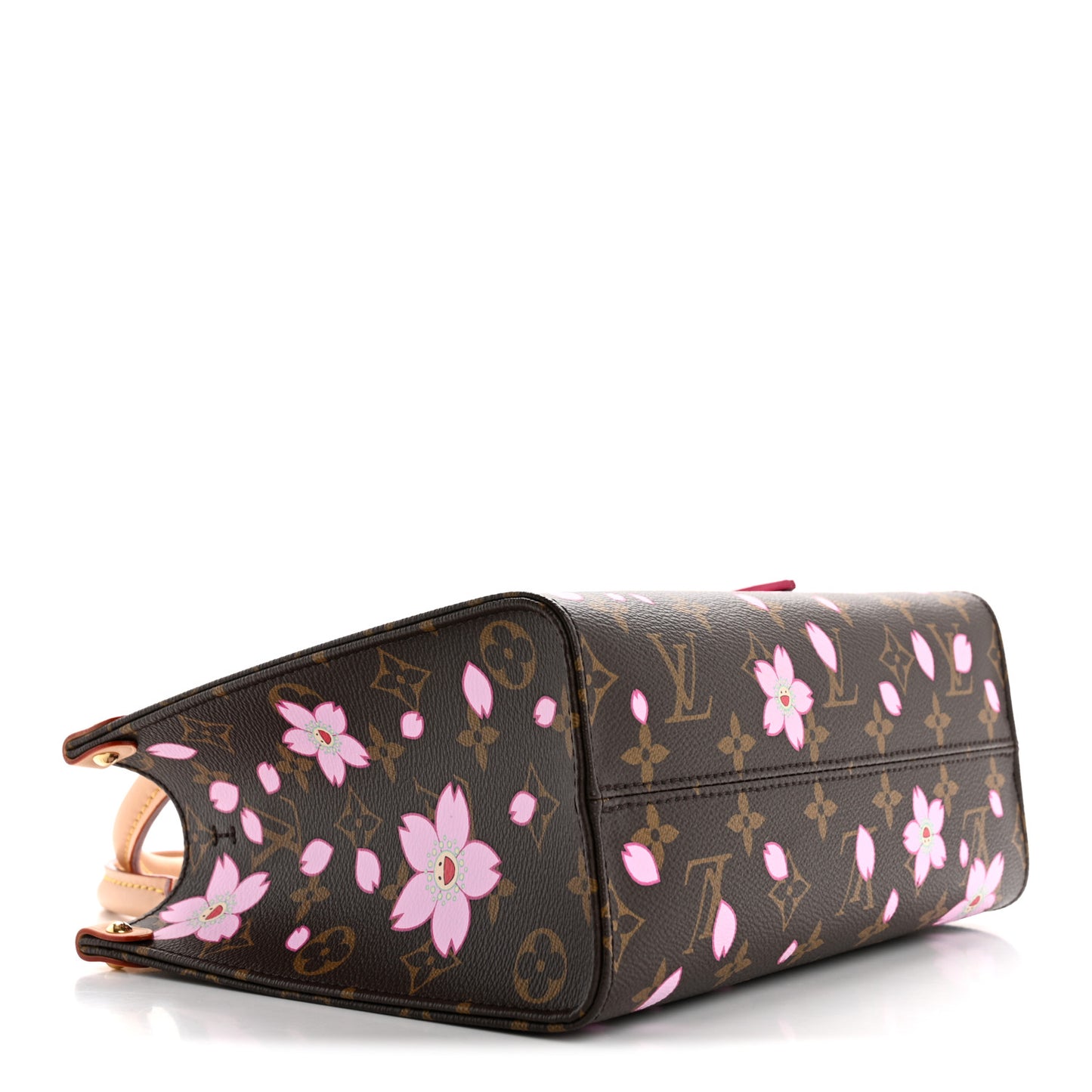 LV X TM Monogram Cherry Blossom Onthego PM Sakura Brown