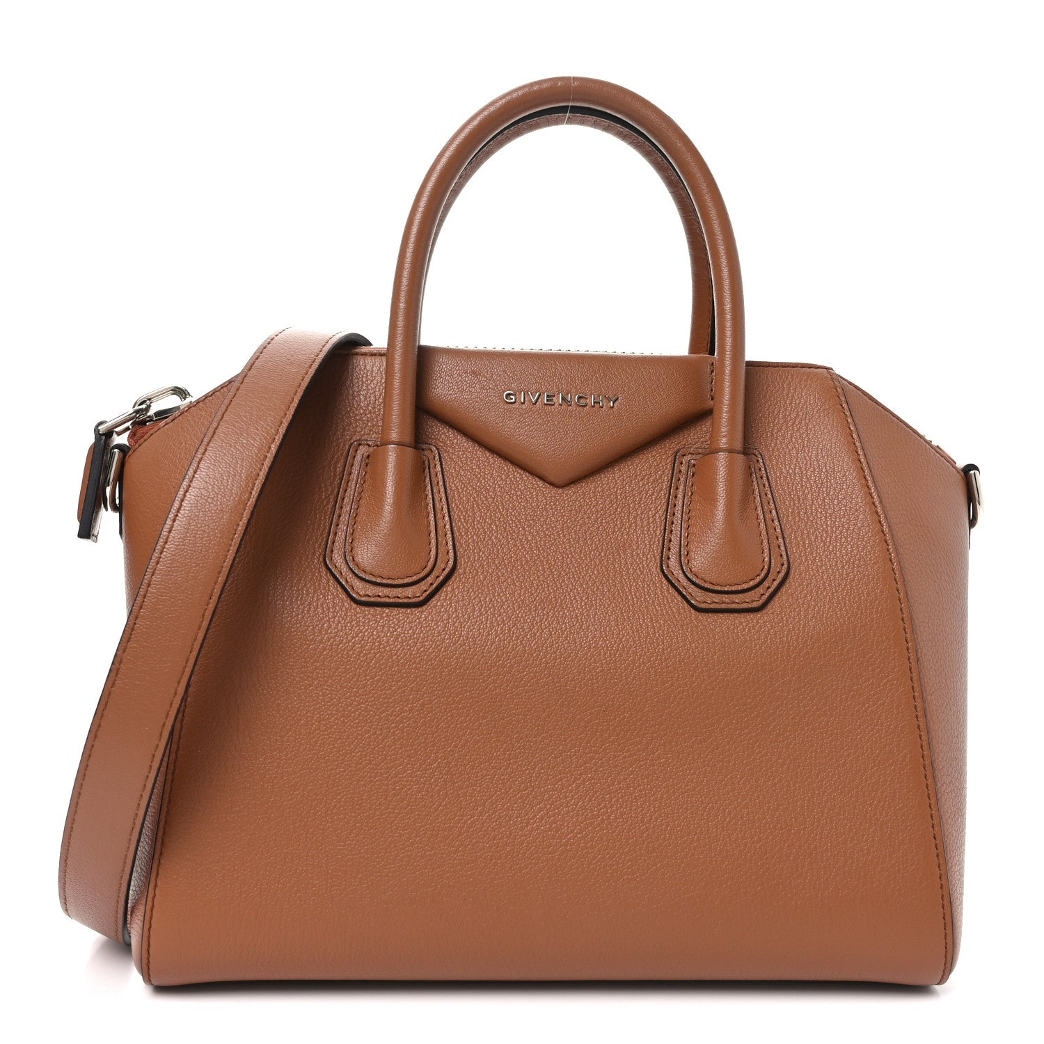 Givenchy Sugar Goatskin Small Antigona Caramel 1778106 – FASHIONPHILE