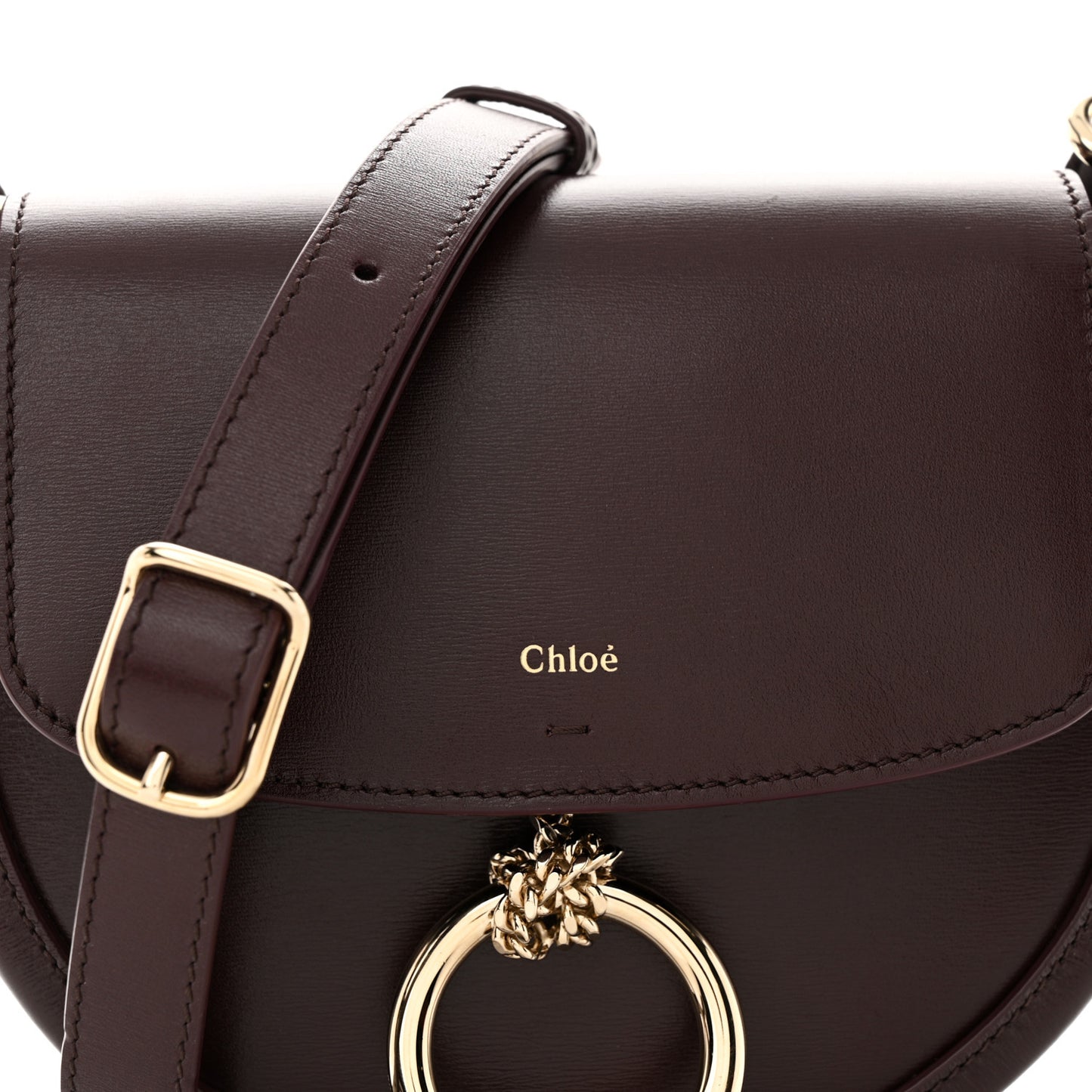 Calfskin Small Arlene Bag Burnt Brown