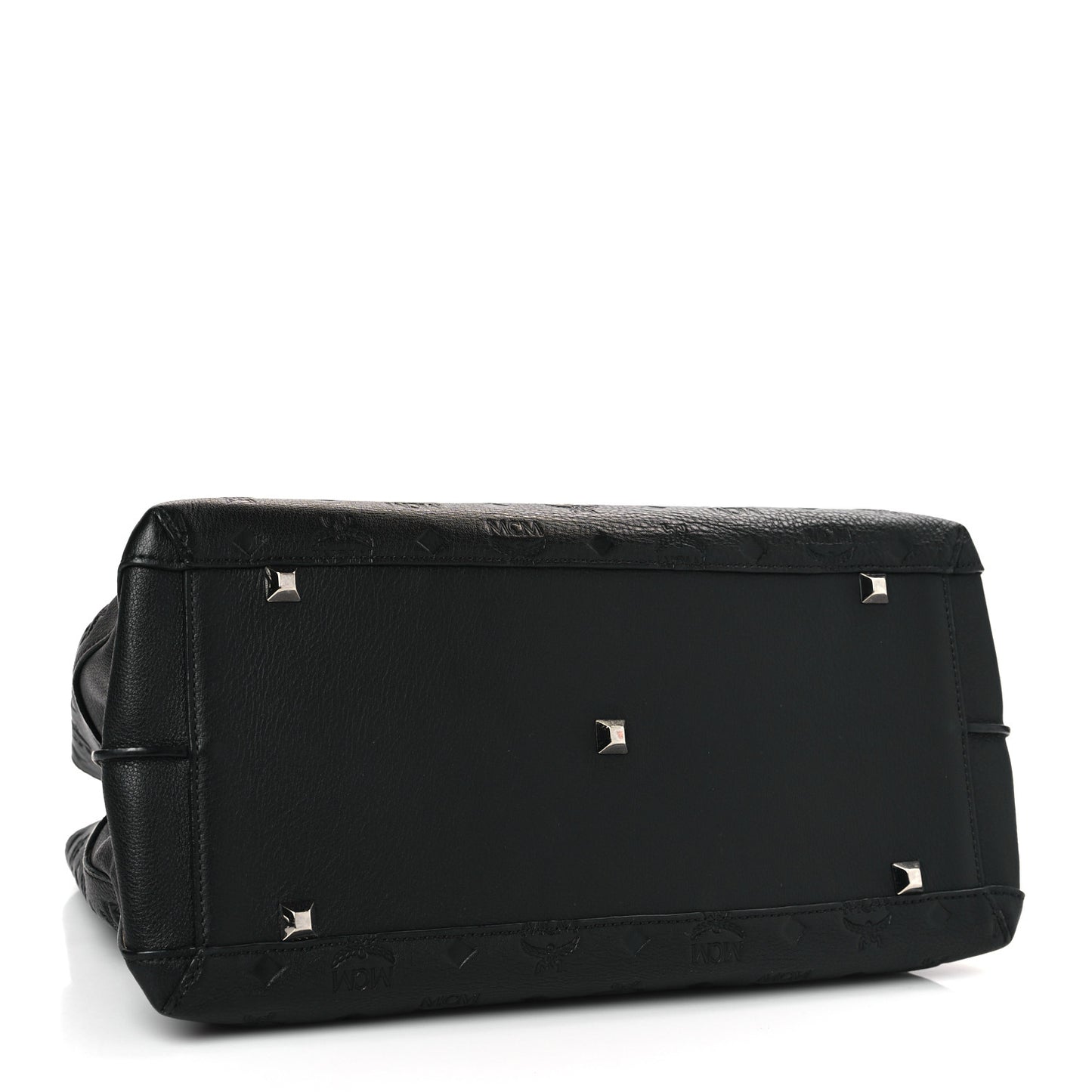 Calfskin Ottomar Monogram Large Essential Tote Black