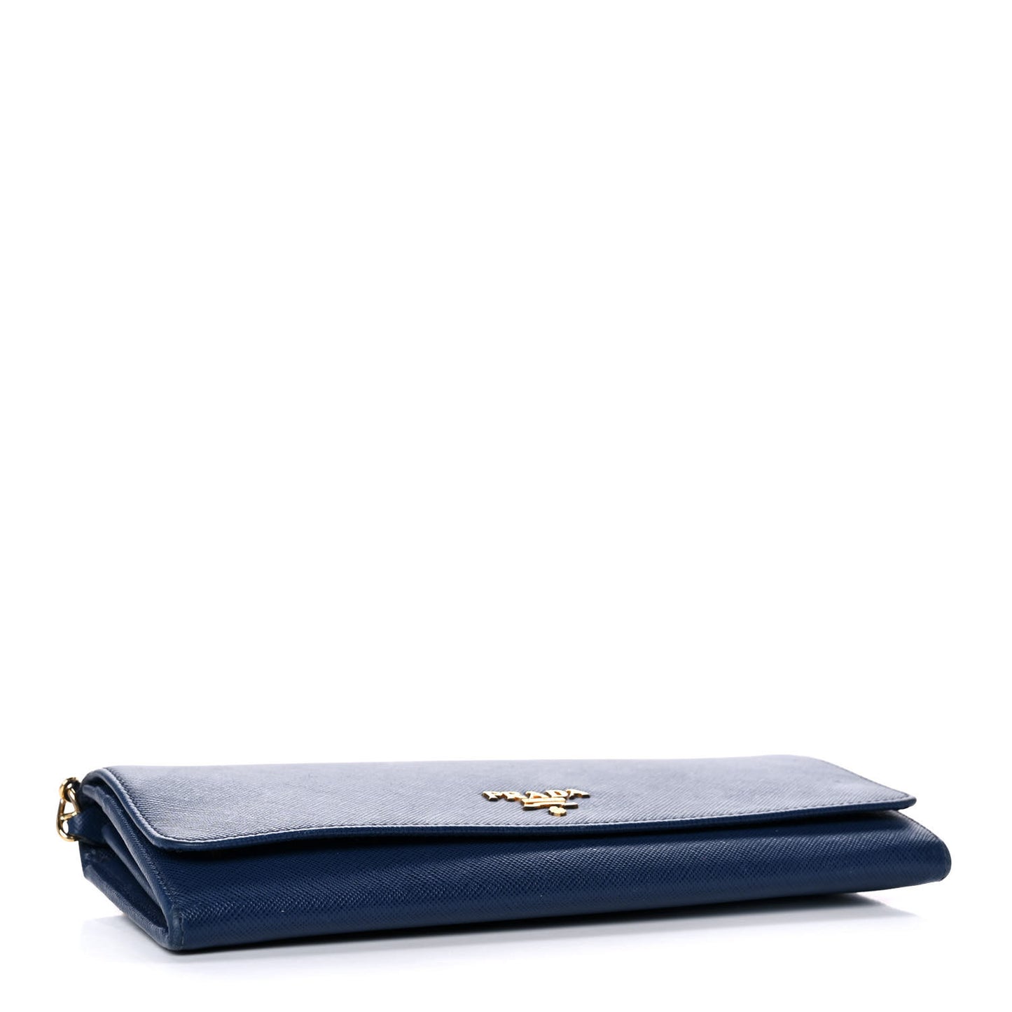 Saffiano Metal Oro Chain Wallet Bleuette