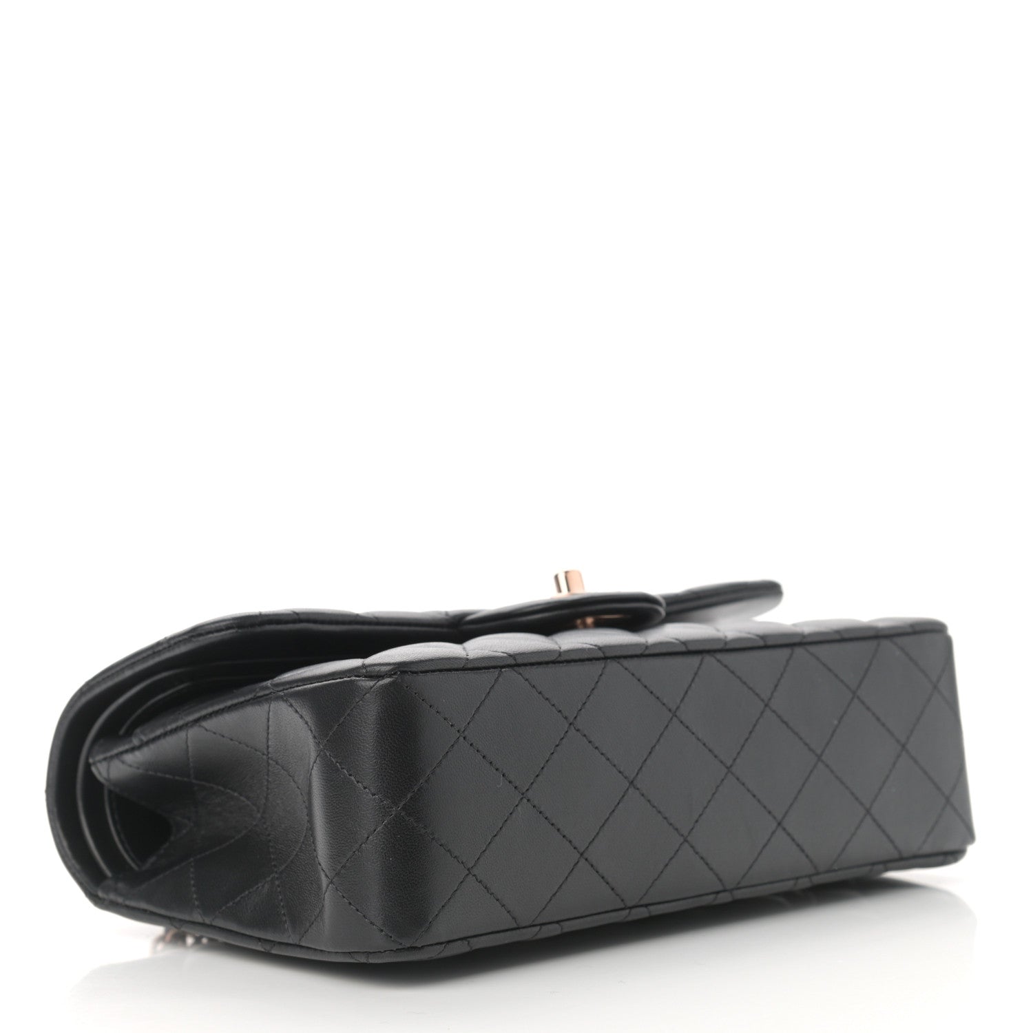 Chanel Lambskin Quilted Small Double Flap Black 4 of 16