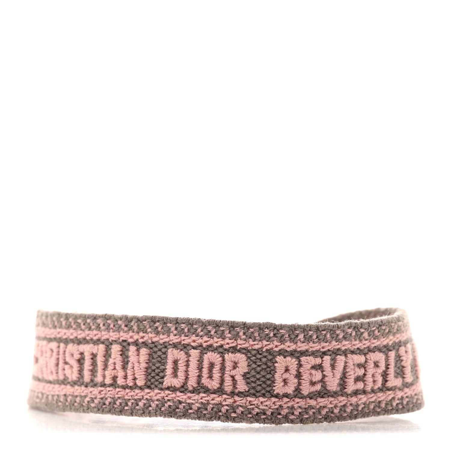 Christian Dior Woven Cotton J'Adior Friendship Bracelet Pink