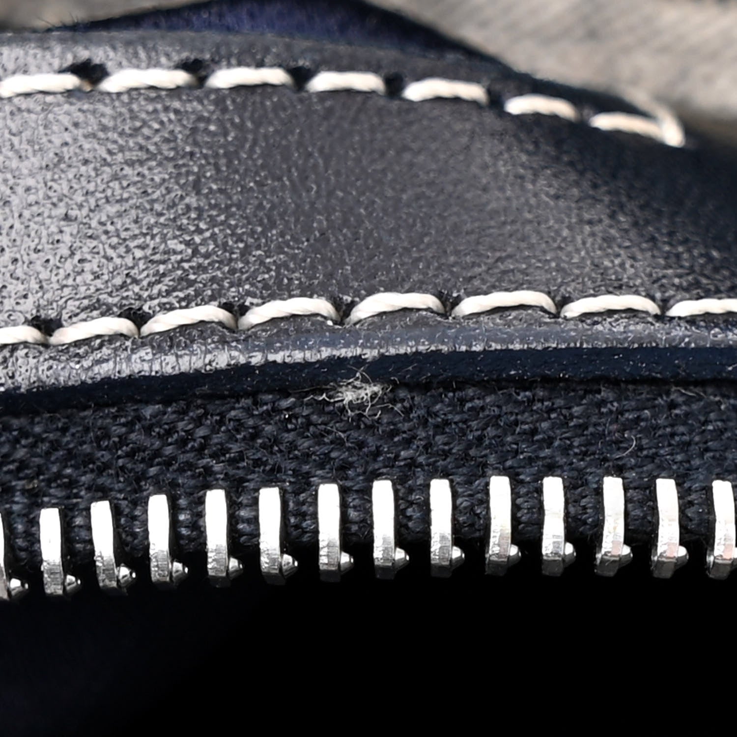 Fendi Zucchino Mama Baguette Navy 17 of 18