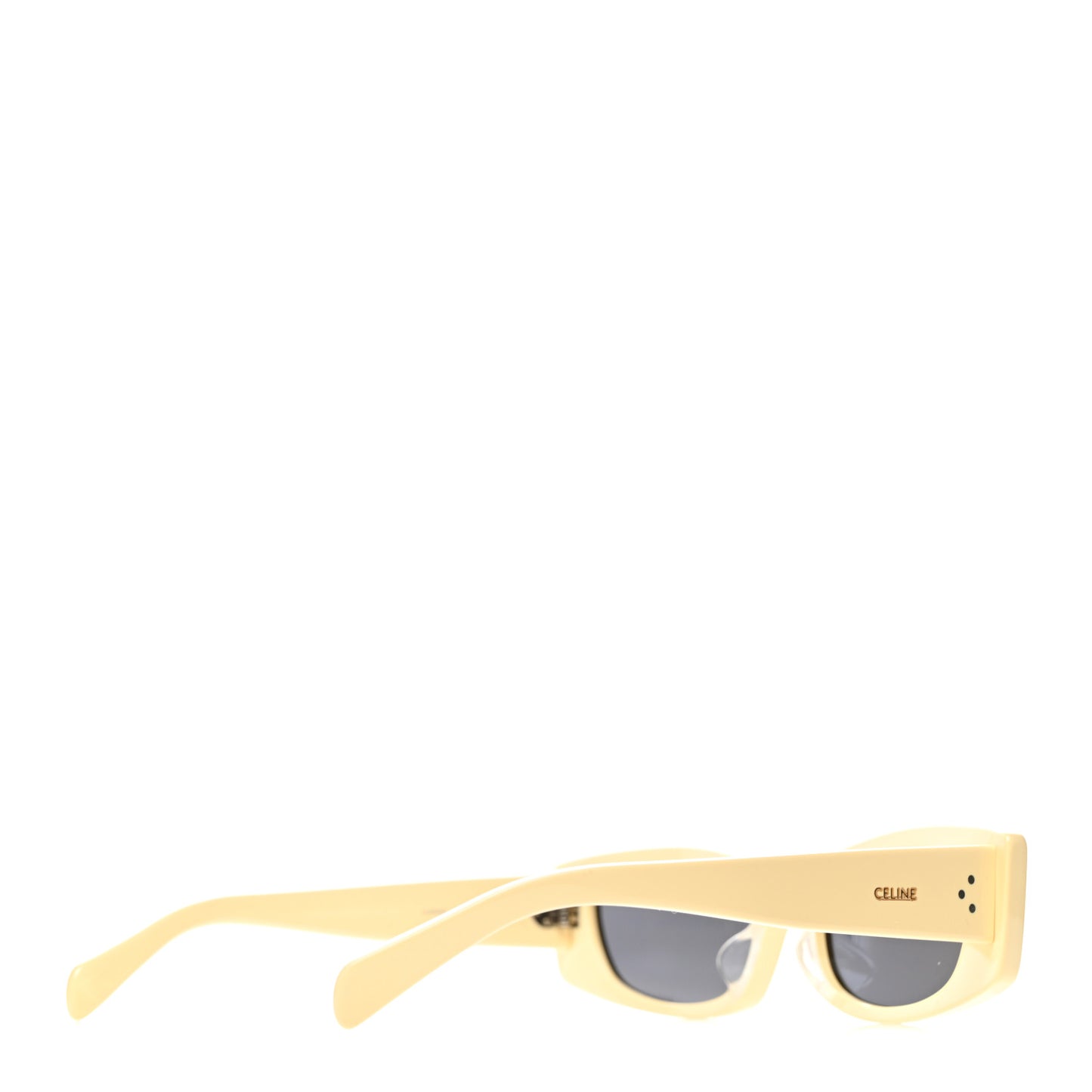 Acetate Rectangular 58mm Sunglasses CL40245U Butter