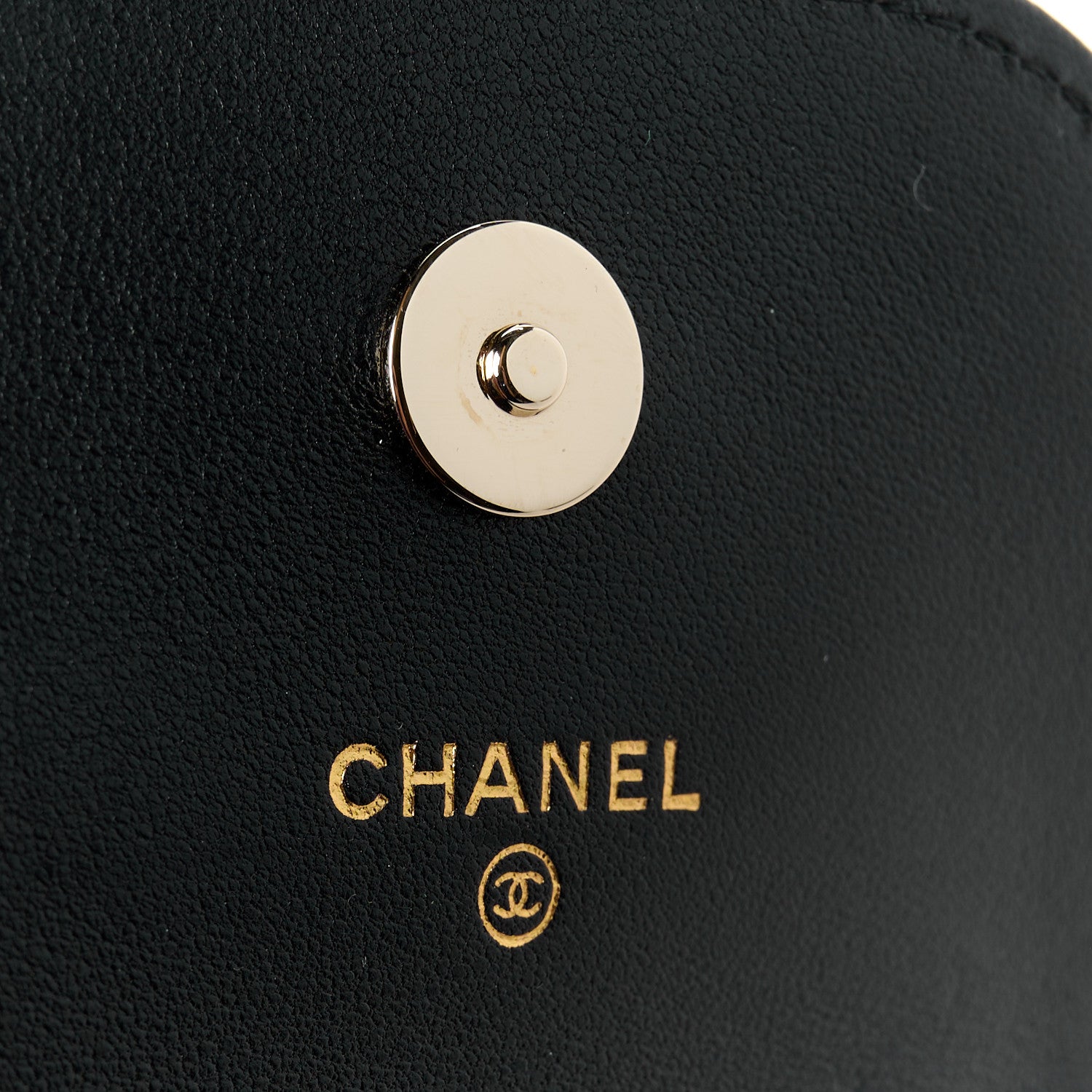 Chanel Lambskin Quilted Pearl Top Handle Clutch With Chain Black 8 of 12