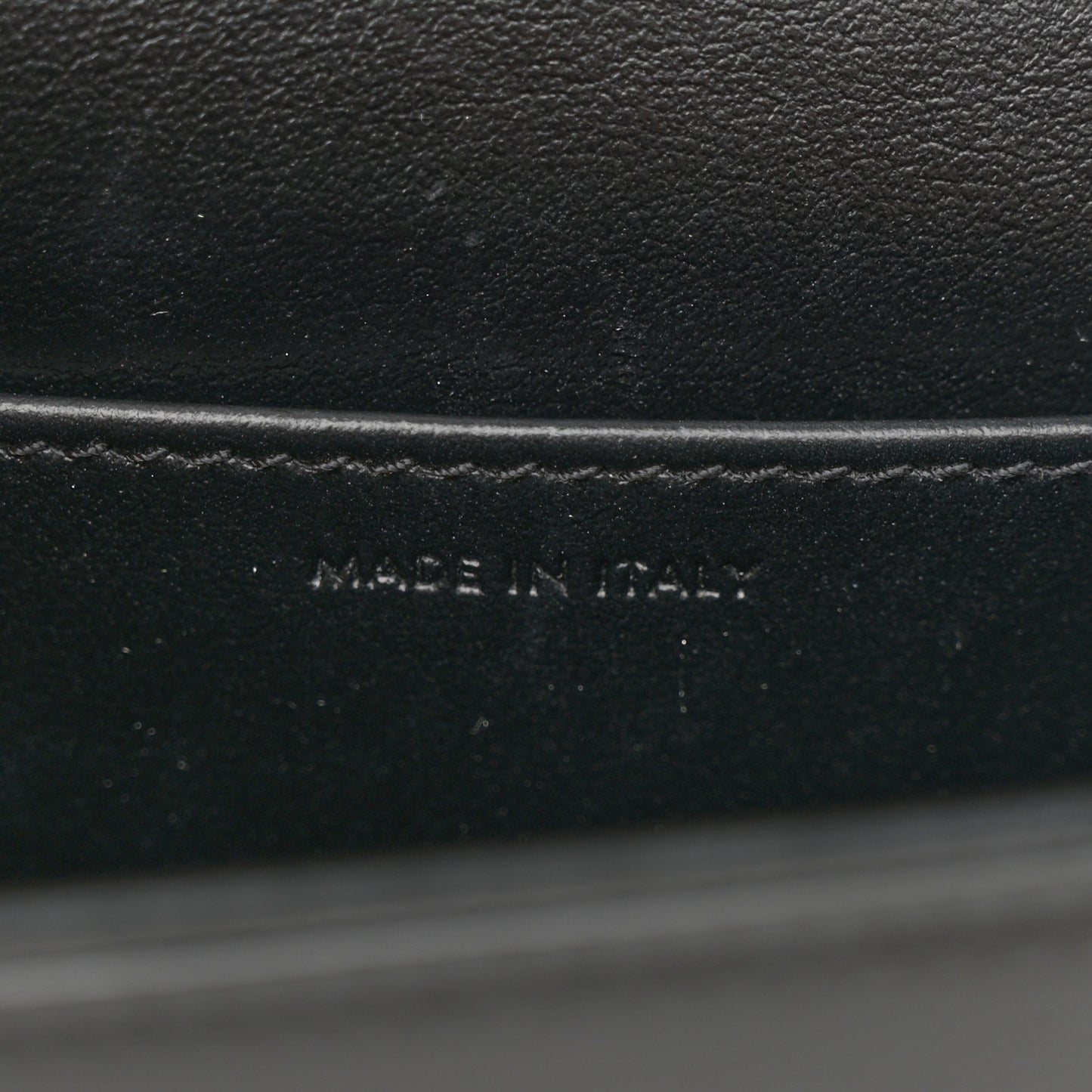 Shiny Calfskin Mini Triomphe Black