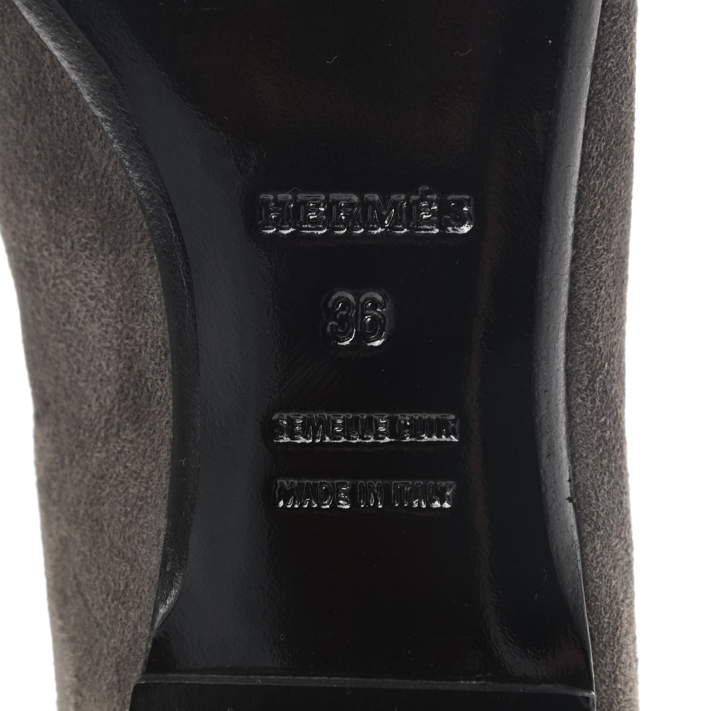 Suede Flats 36 Grey