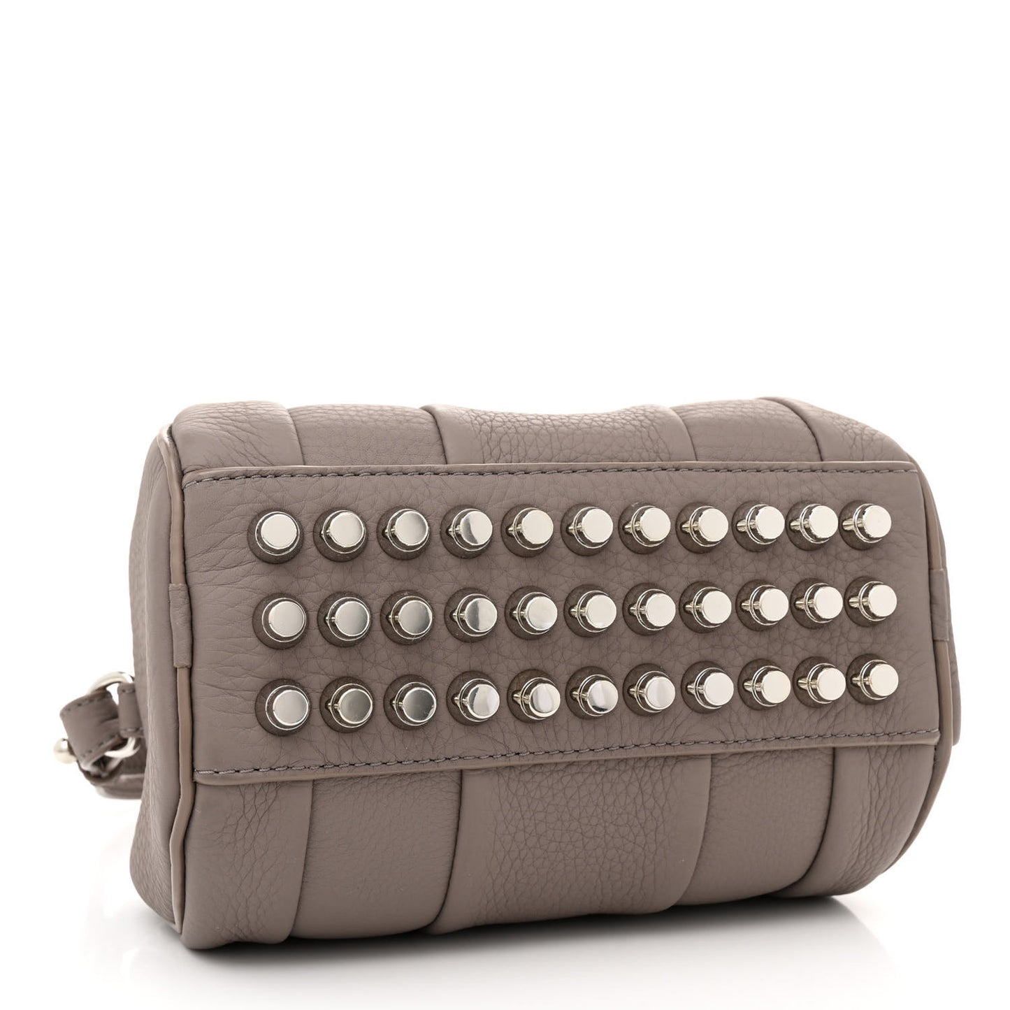 ALEXANDER WANG Pebbled Lambskin Mini Rockie Mink Silver Hardware