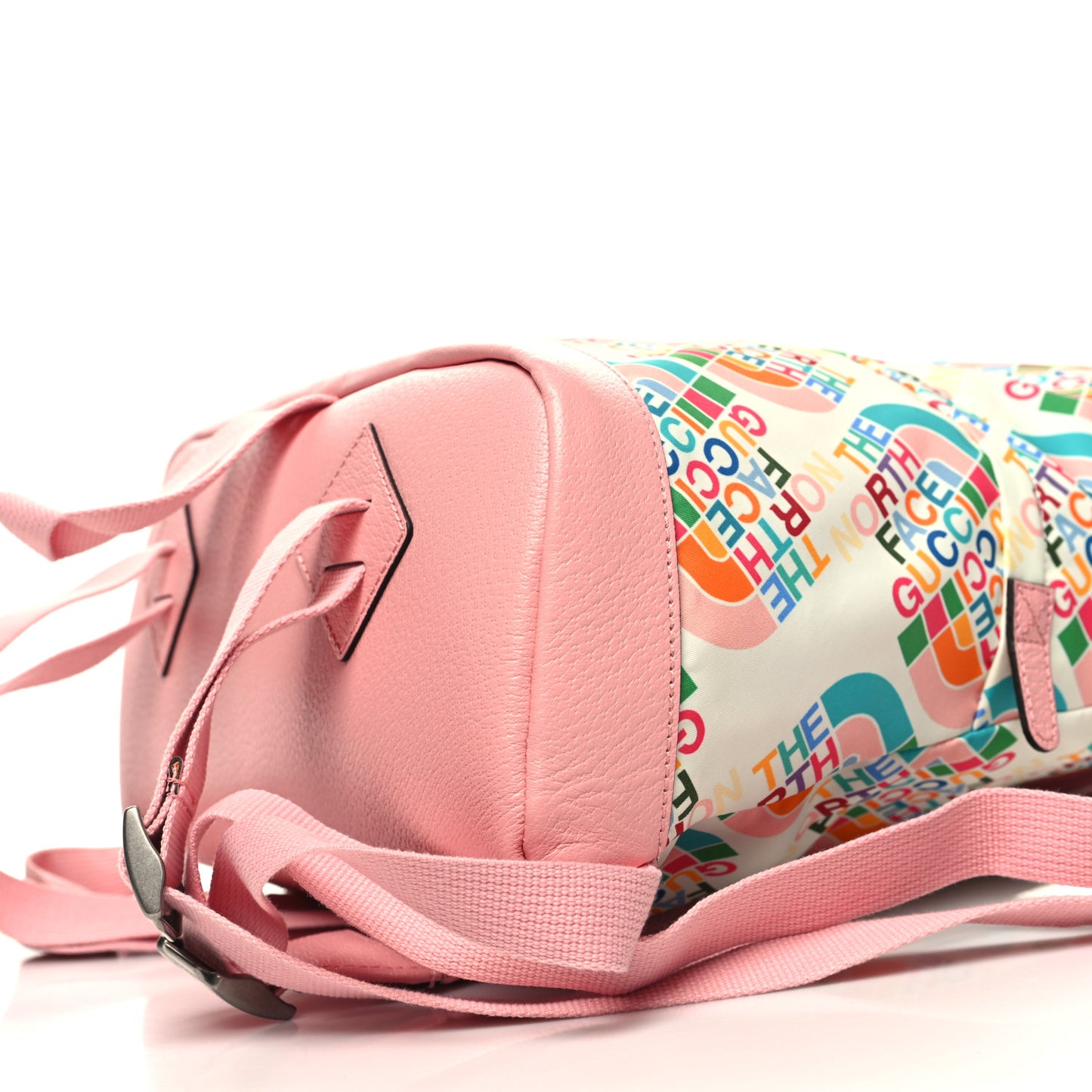X THE NORTH FACE Econyl Nylon Medium Backpack Ivory Turquoise Wild Rose
