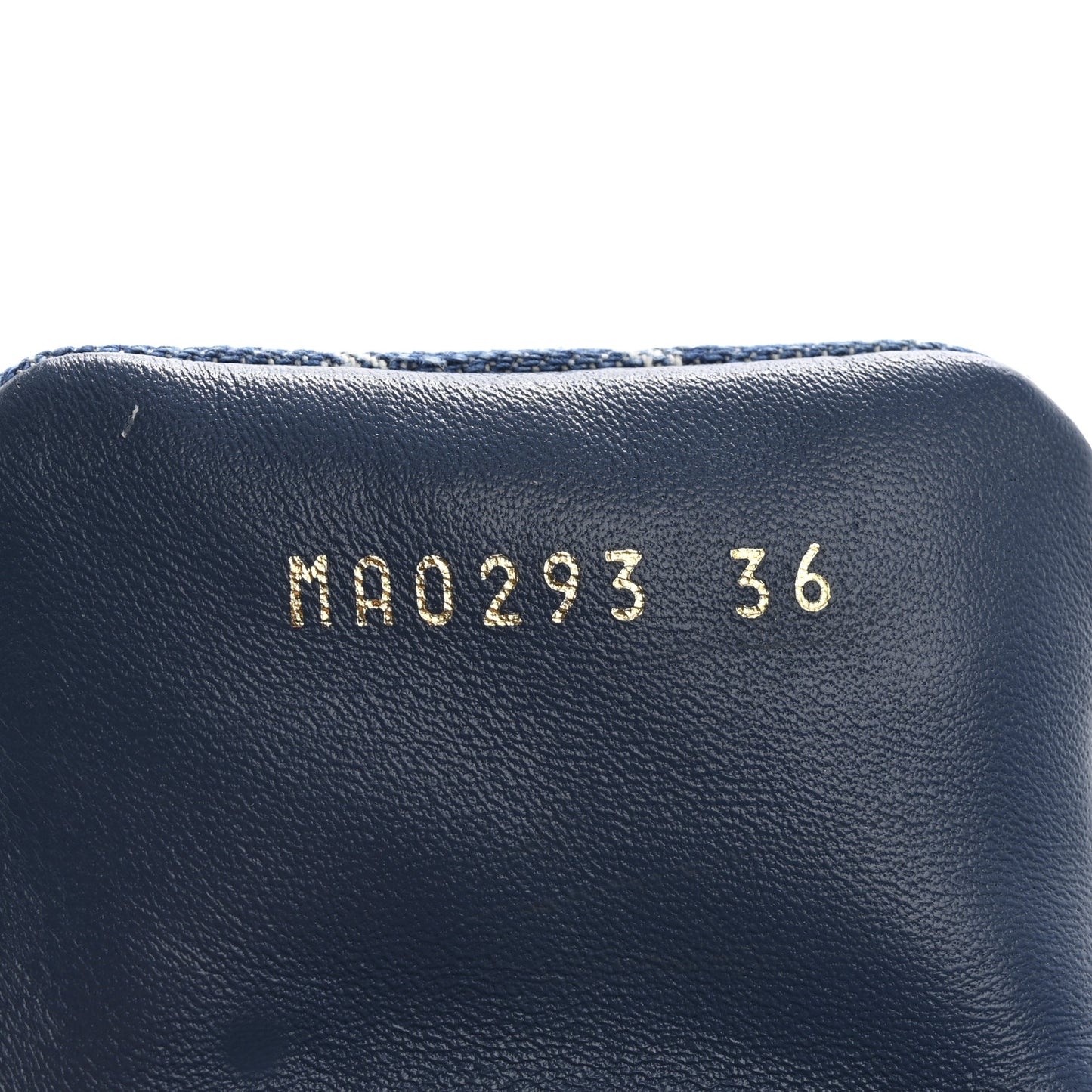 Monogram Denim LV Pool Pillow Flat Comfort Mule 36 Blue