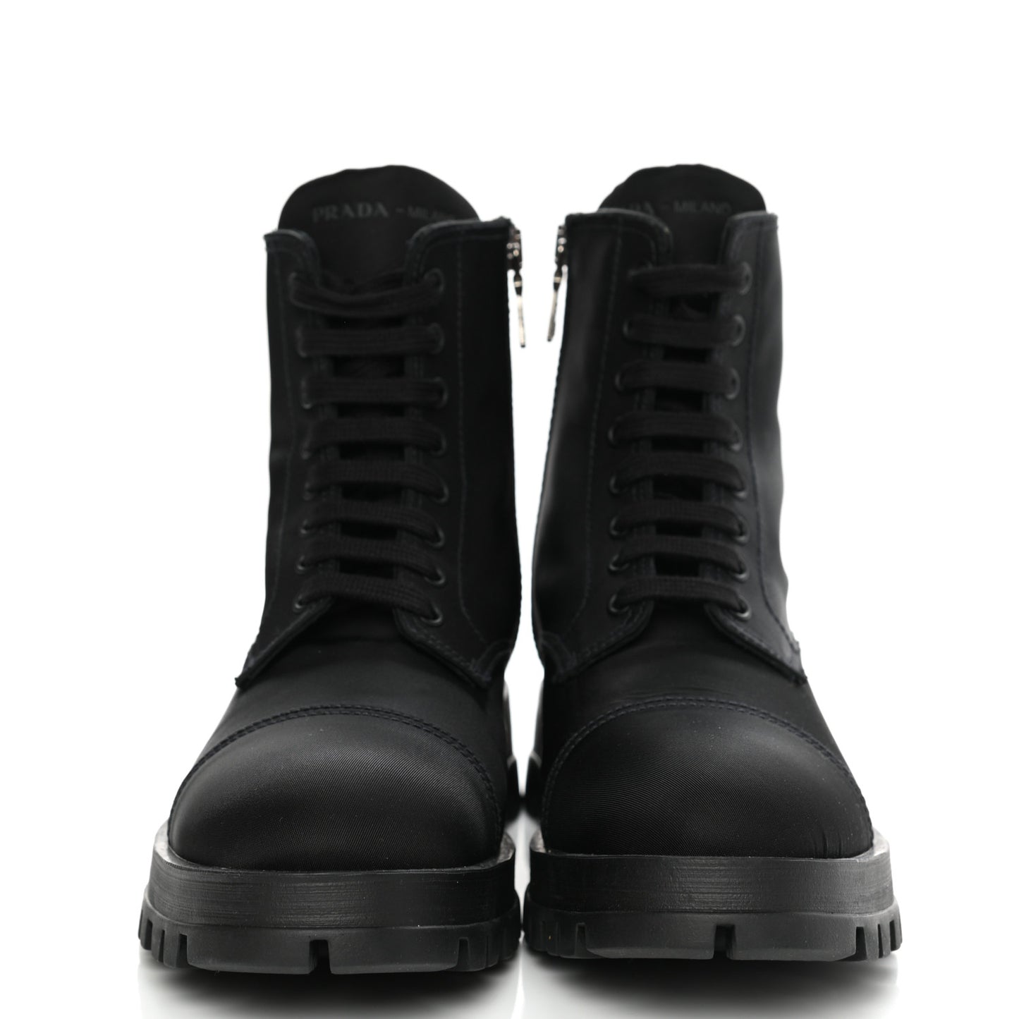 Nylon Gabardine Captoe 30mm Combat Boots 36.5 Black