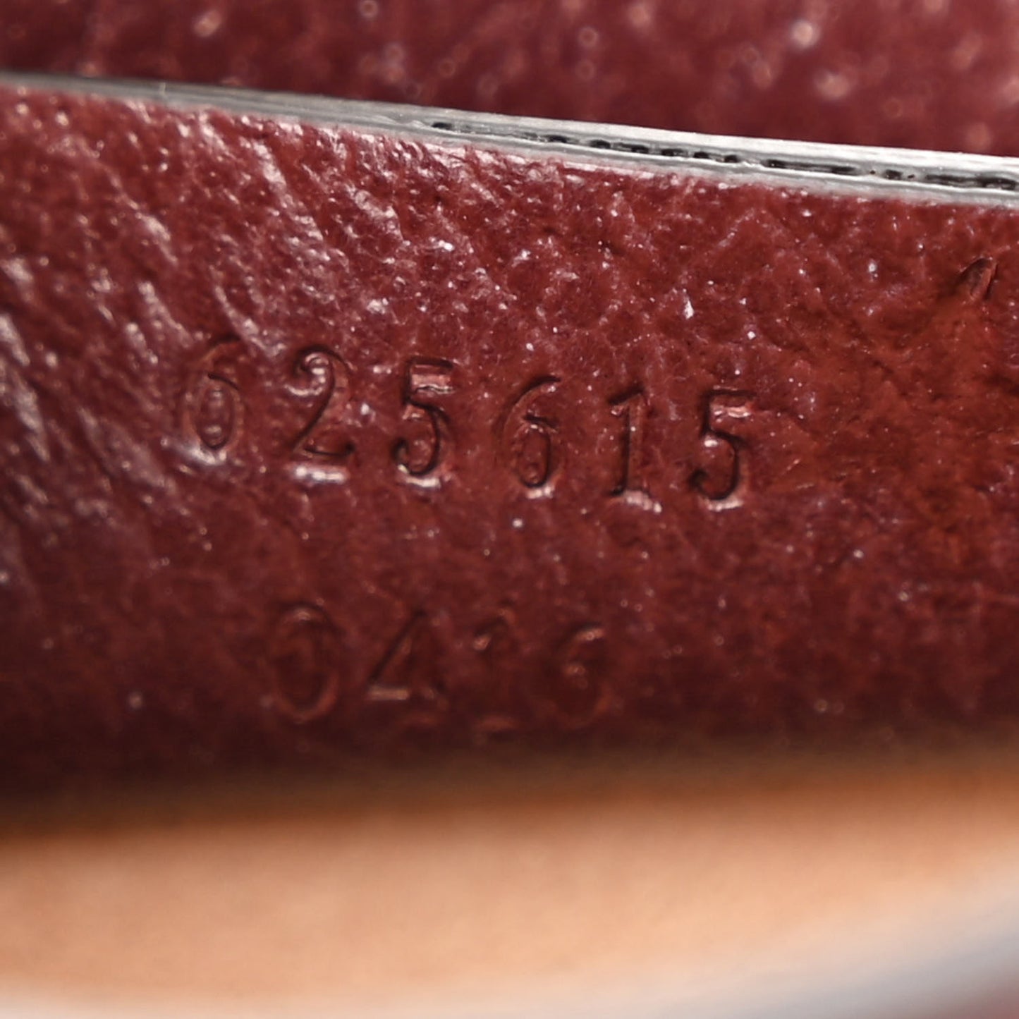 Monogram Textured Dollar Calfskin Mini Horsebit 1955 Crossbody Bag Sahara Rubino Chardonnay