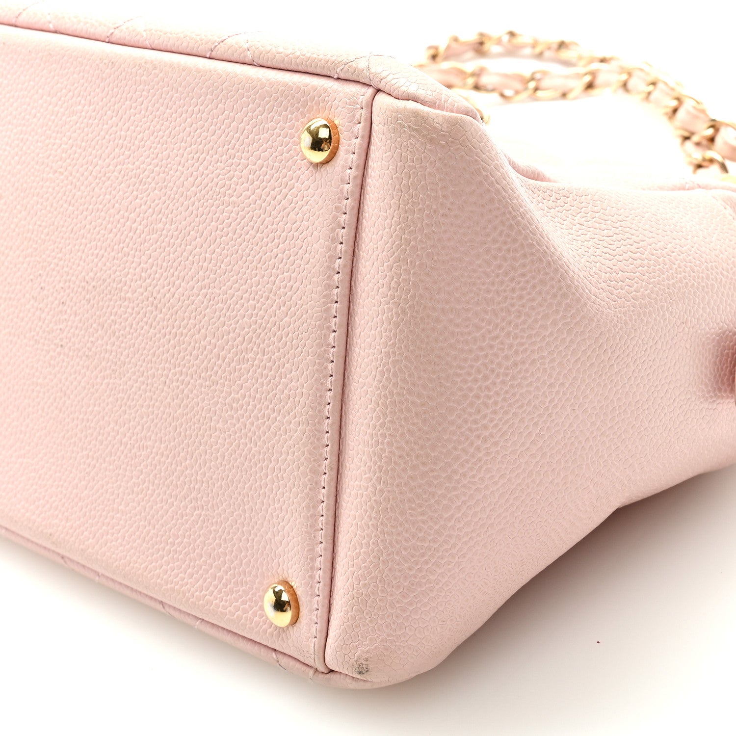 Chanel Caviar Quilted Petit Timeless Shopping Tote PTT Pink 9 of 13