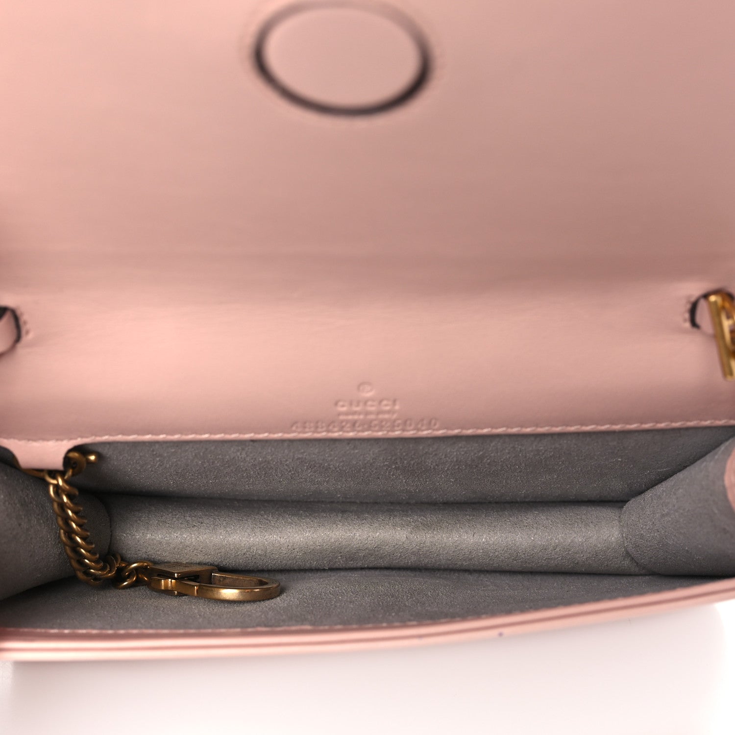 Gucci Calfskin Matelasse GG Marmont Mini Bag Perfect Pink 5 of 9