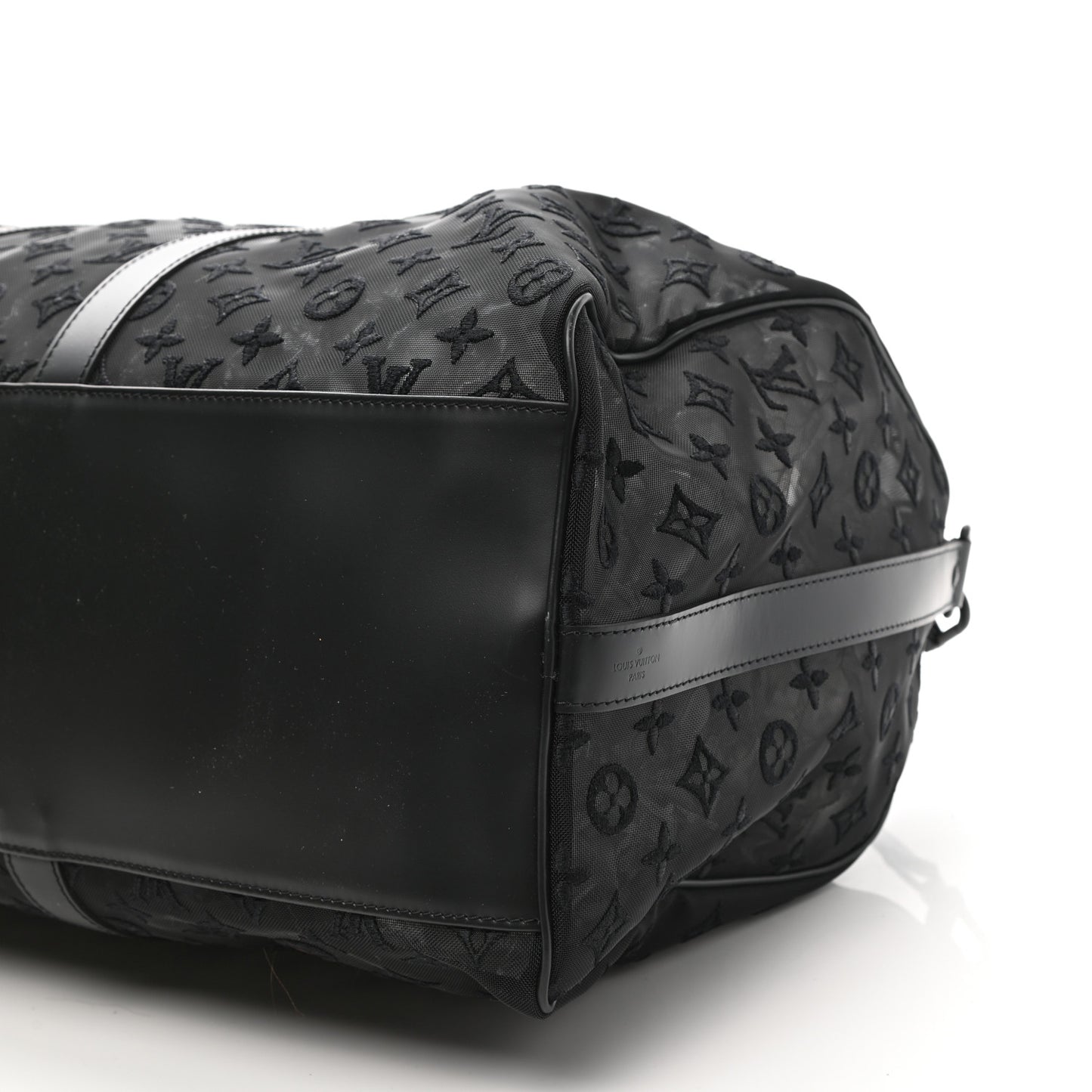 Monogram See Through Keepall Bandouliere 50 Black