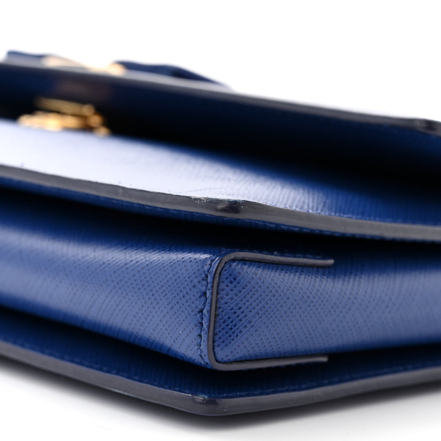 Printed Calfskin Ginny Shoulder Bag Ocean