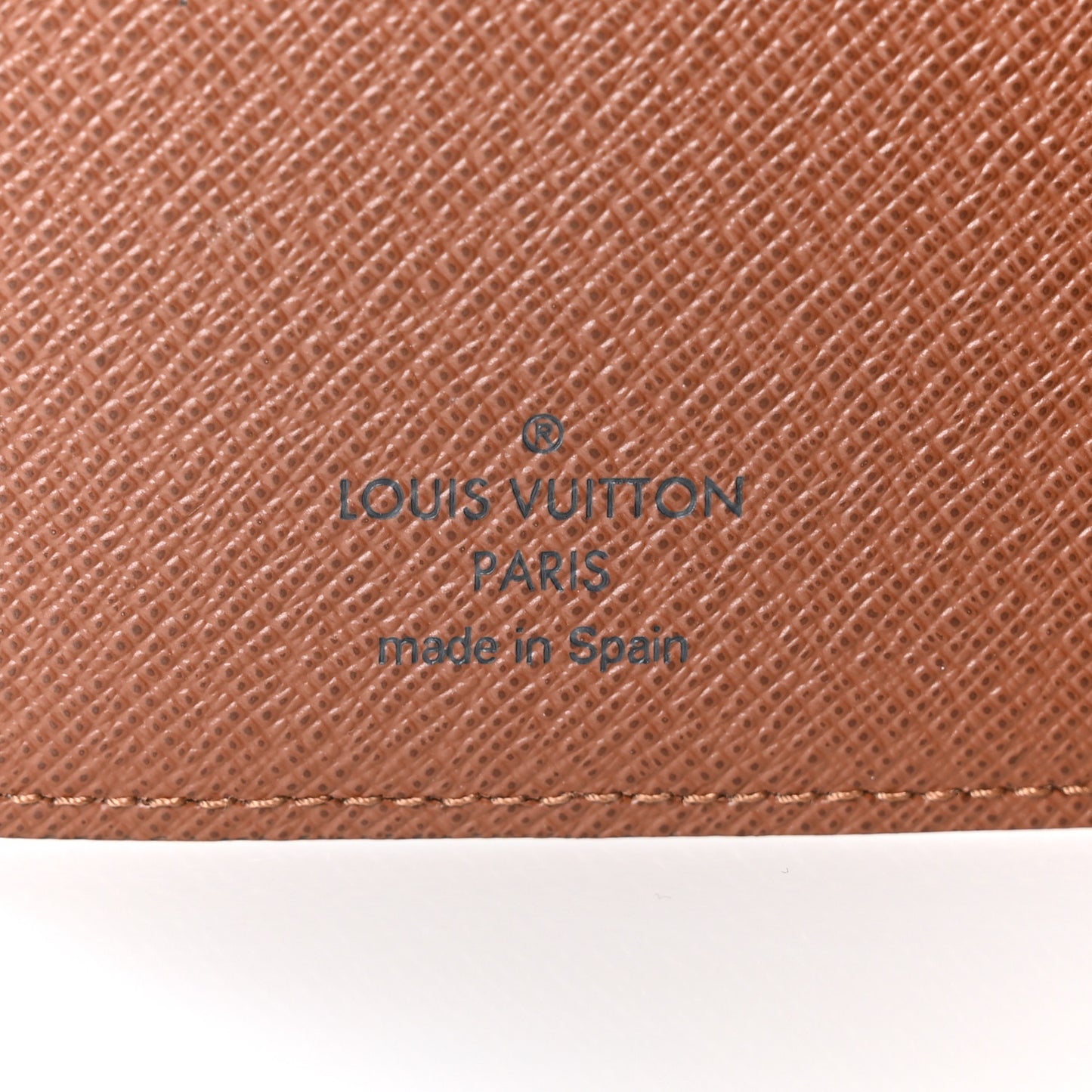 Monogram Pocket Agenda Cover