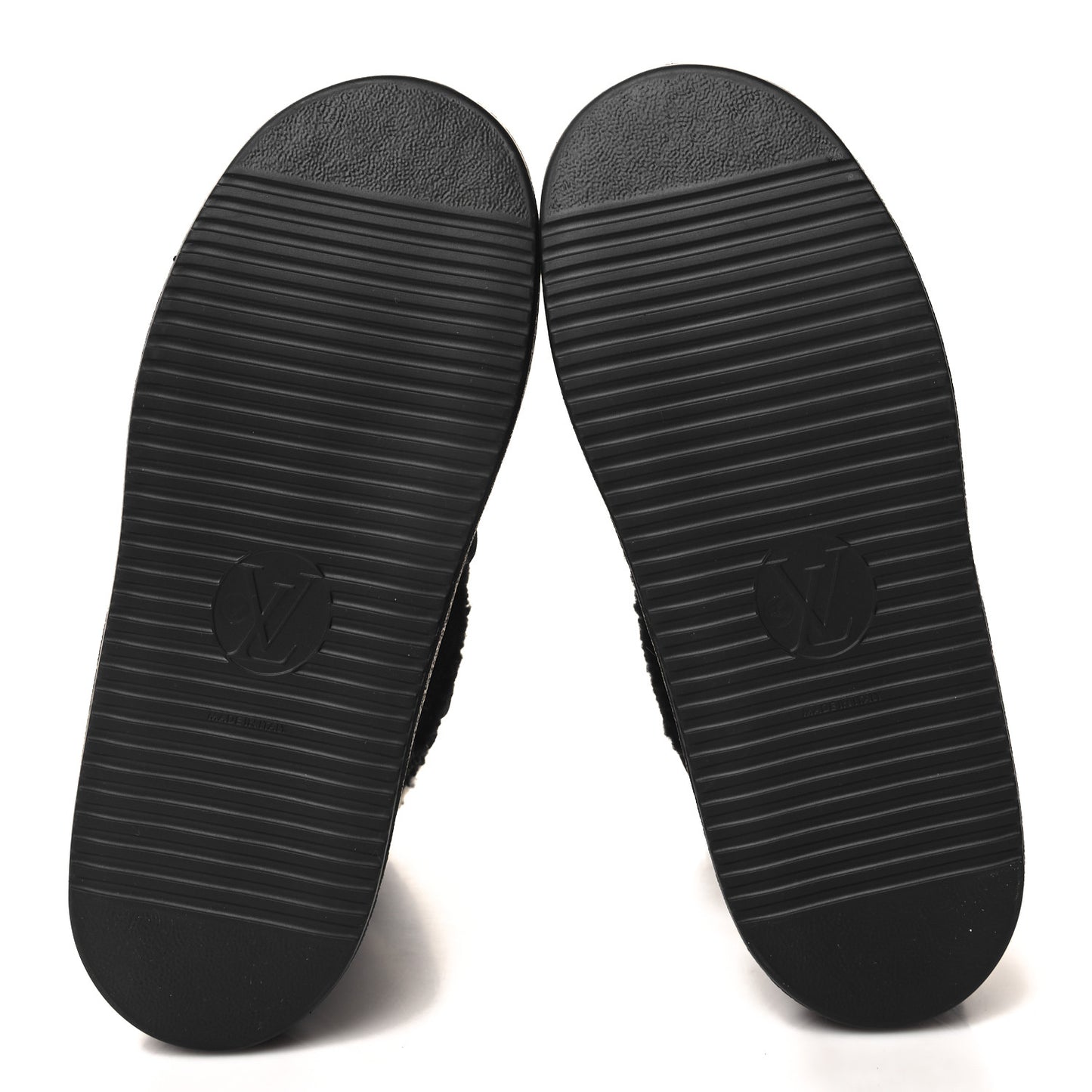 Suede Shearling Polar Flat Half Boots 37 Black