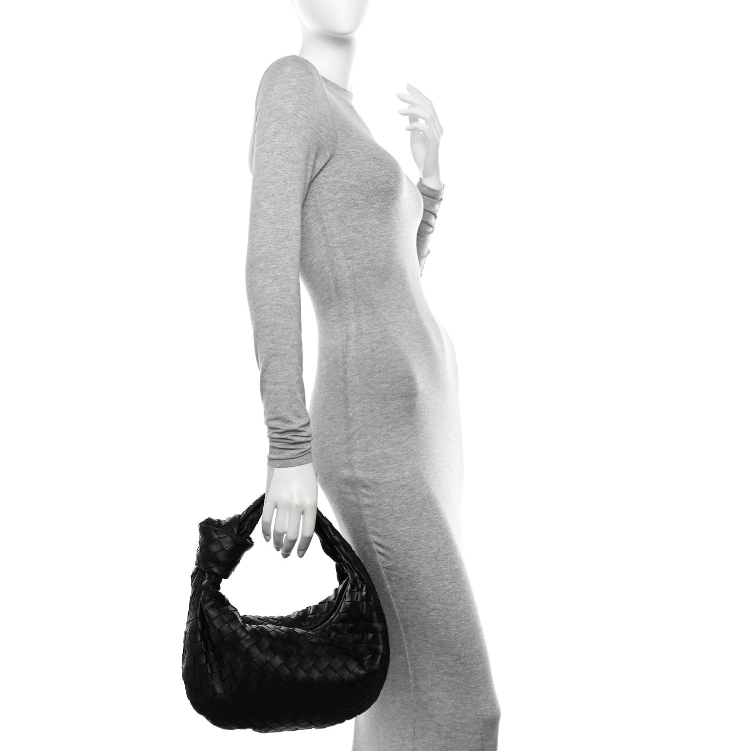Bottega Veneta Nappa Intrecciato Teen Jodie Hobo Black 2 of 10
