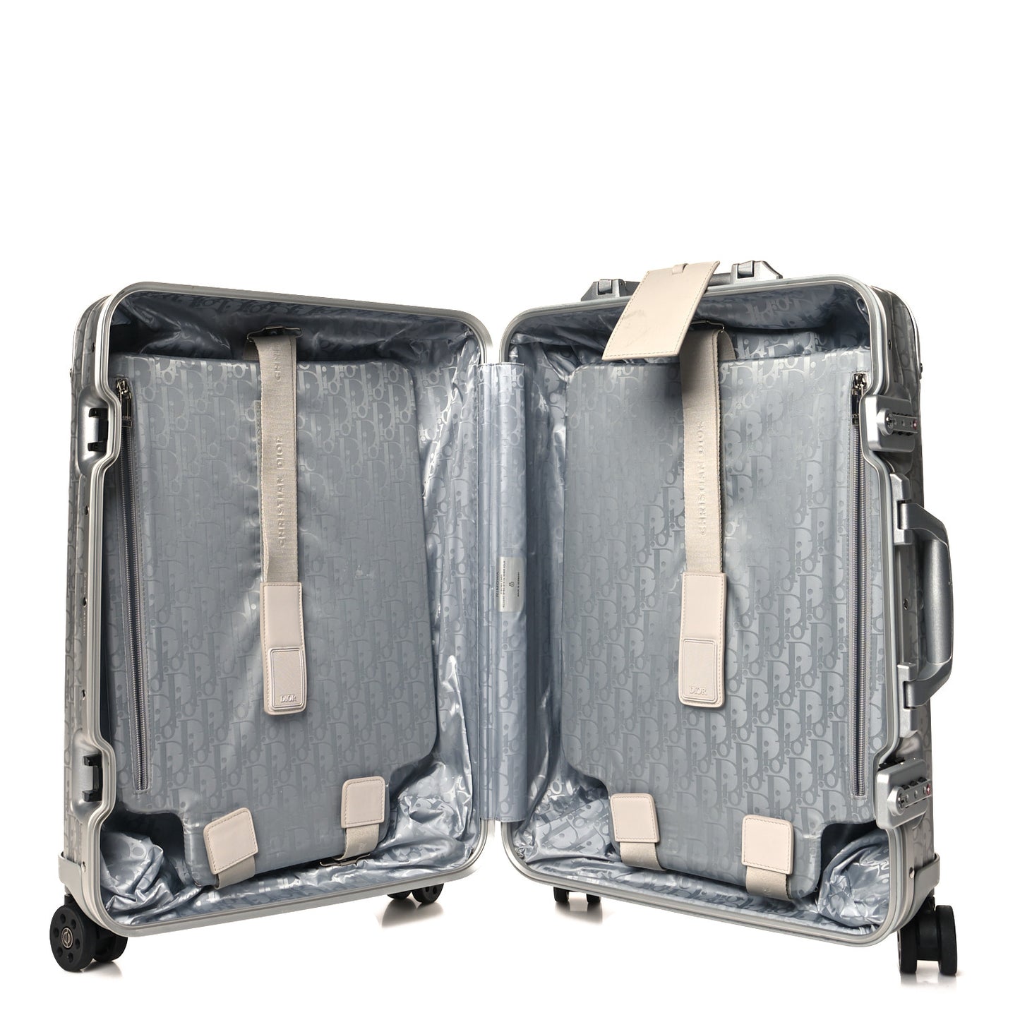 X RIMOWA Aluminum Gradient Cabin Luggage Silver