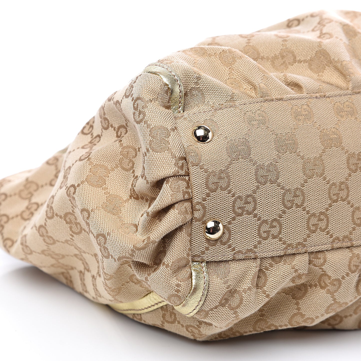 Monogram D Gold Tote Metallic Gold