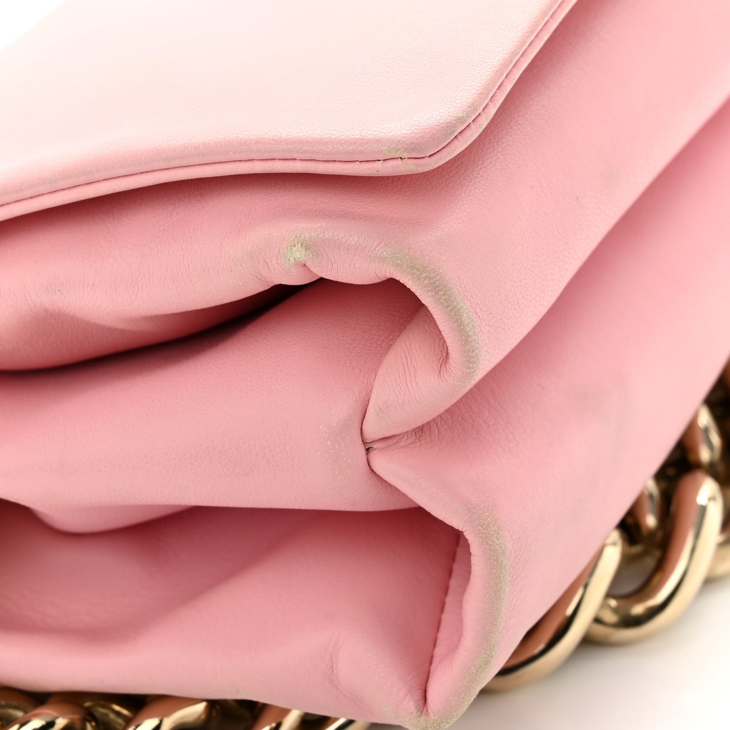 Nappa Palazzo Sultan Shoulder Bag Pink